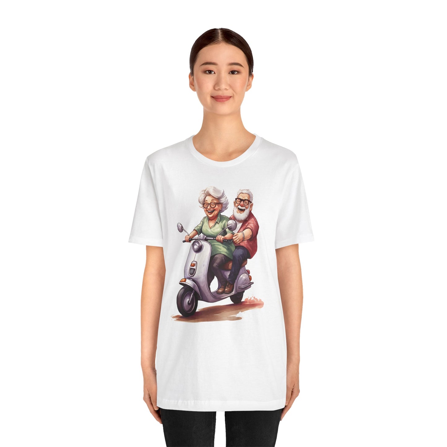 Budget Unisex Crewneck T-shirt/Grandparents-Vespa