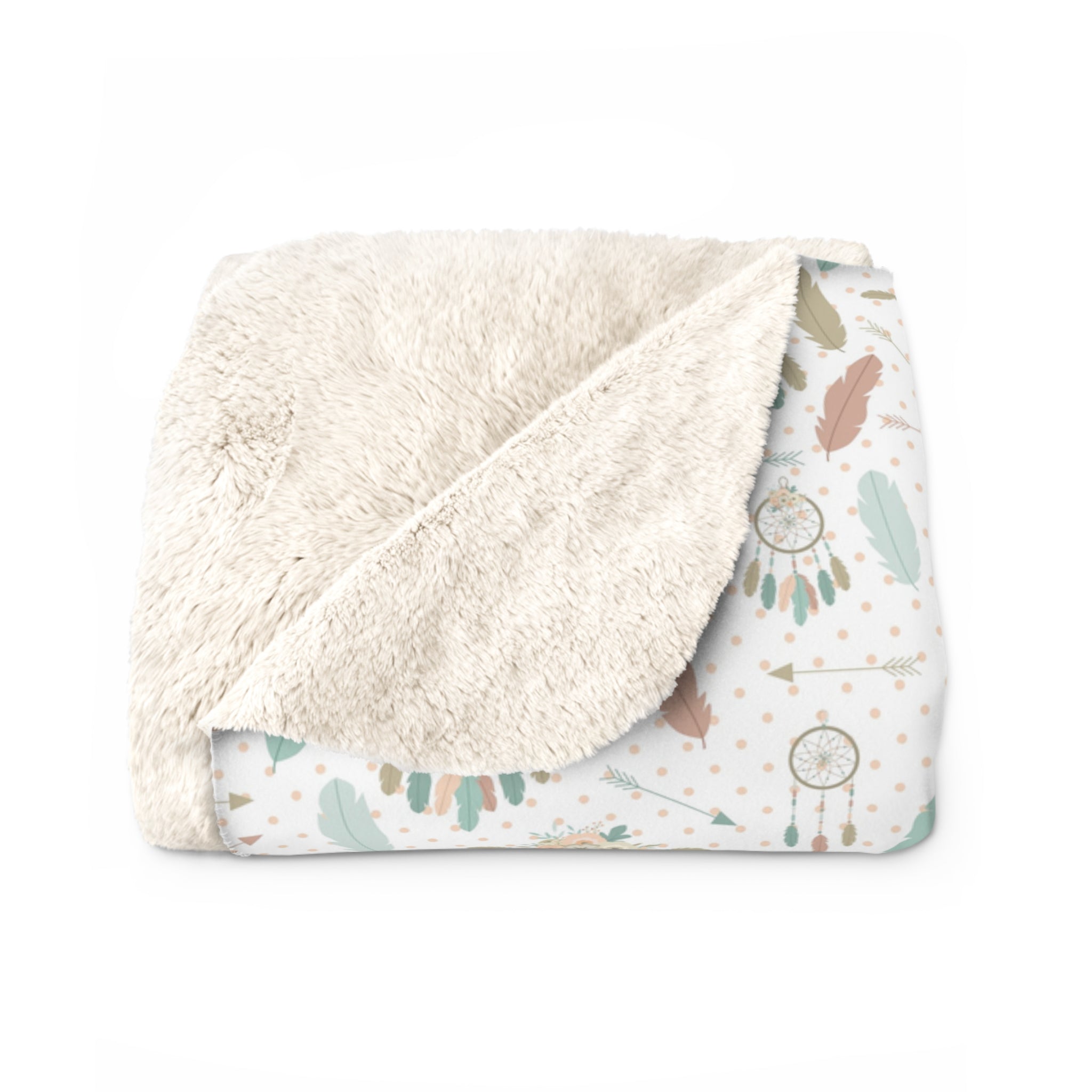 Boho Picks/Sherpa Fleece Blanket - Enet Images