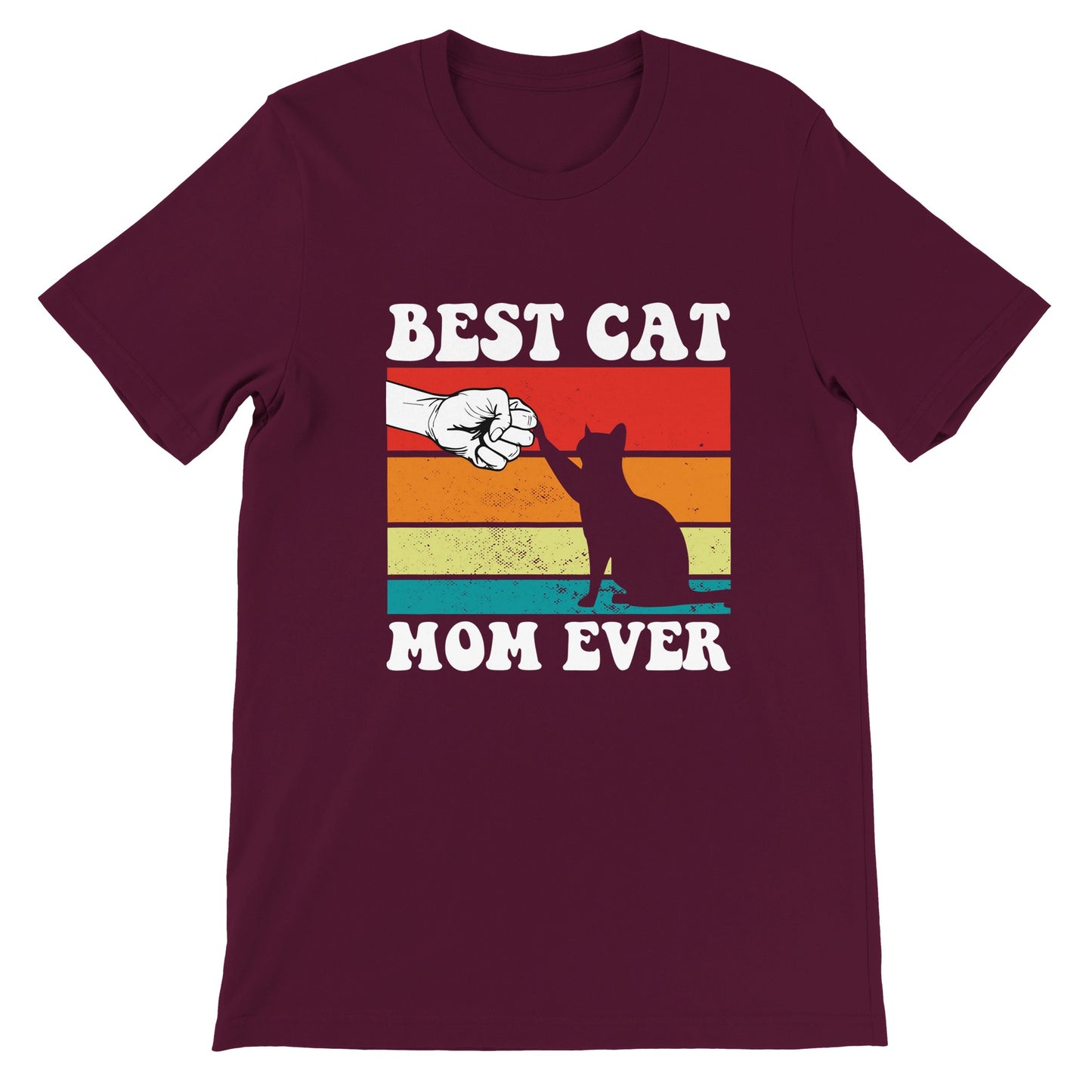 Budget Unisex Crewneck T-shirt/Best-Cat-Mom-Ever