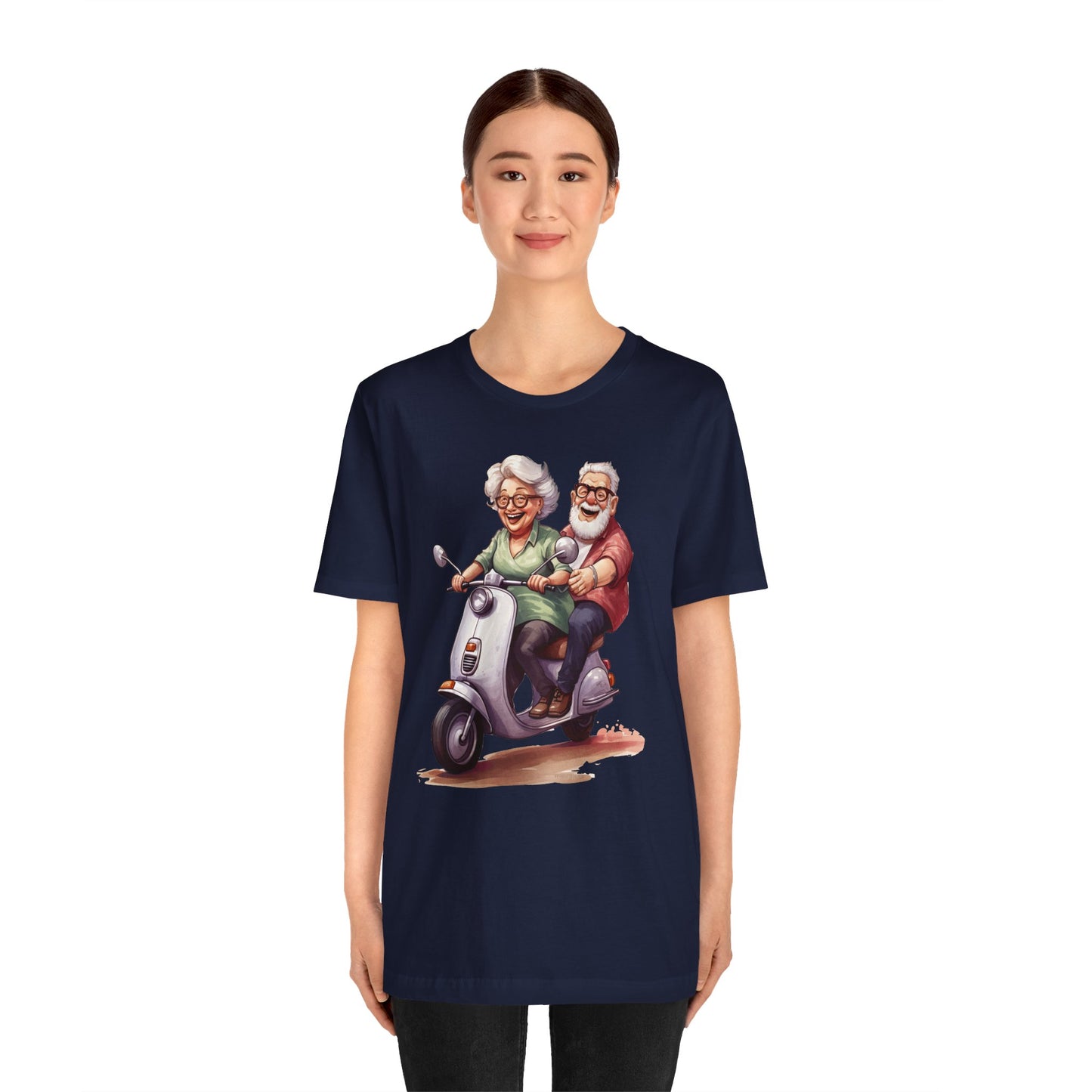 Budget Unisex Crewneck T-shirt/Grandparents-Vespa