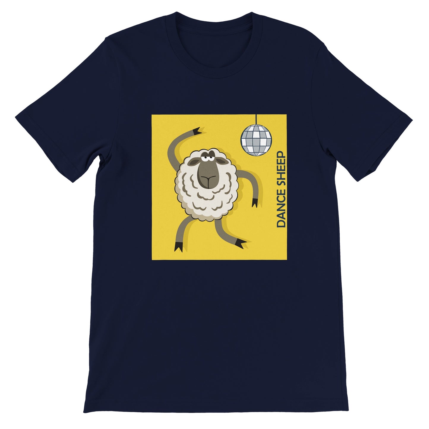 Budget Unisex Crewneck T-shirt/Dance-Sheep