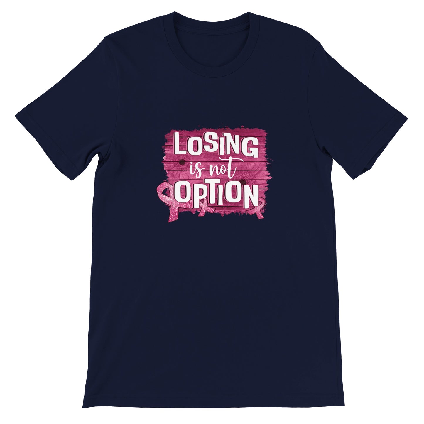 Budget Unisex Crewneck T-shirt/Losing-Is-Not-An-Option