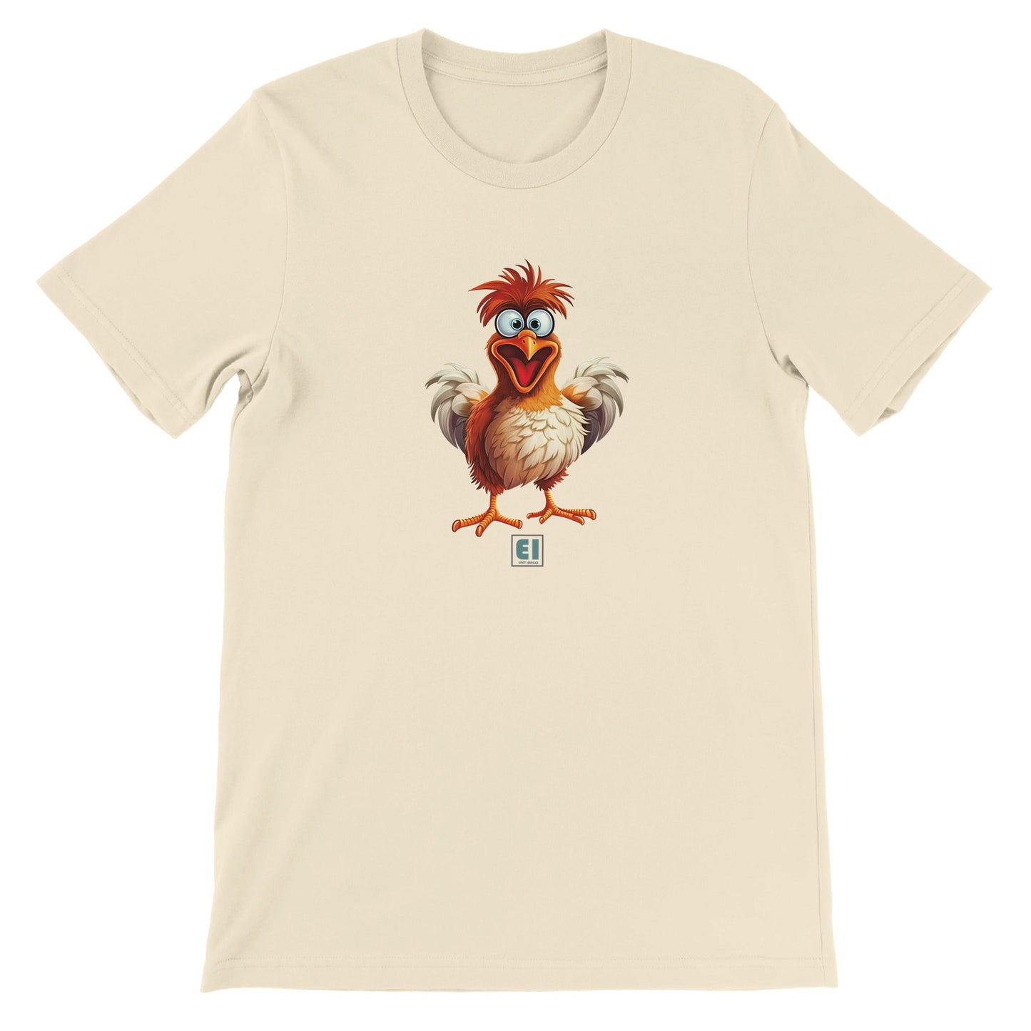 Budget Unisex Crewneck T-shirt/Funny-Chicken