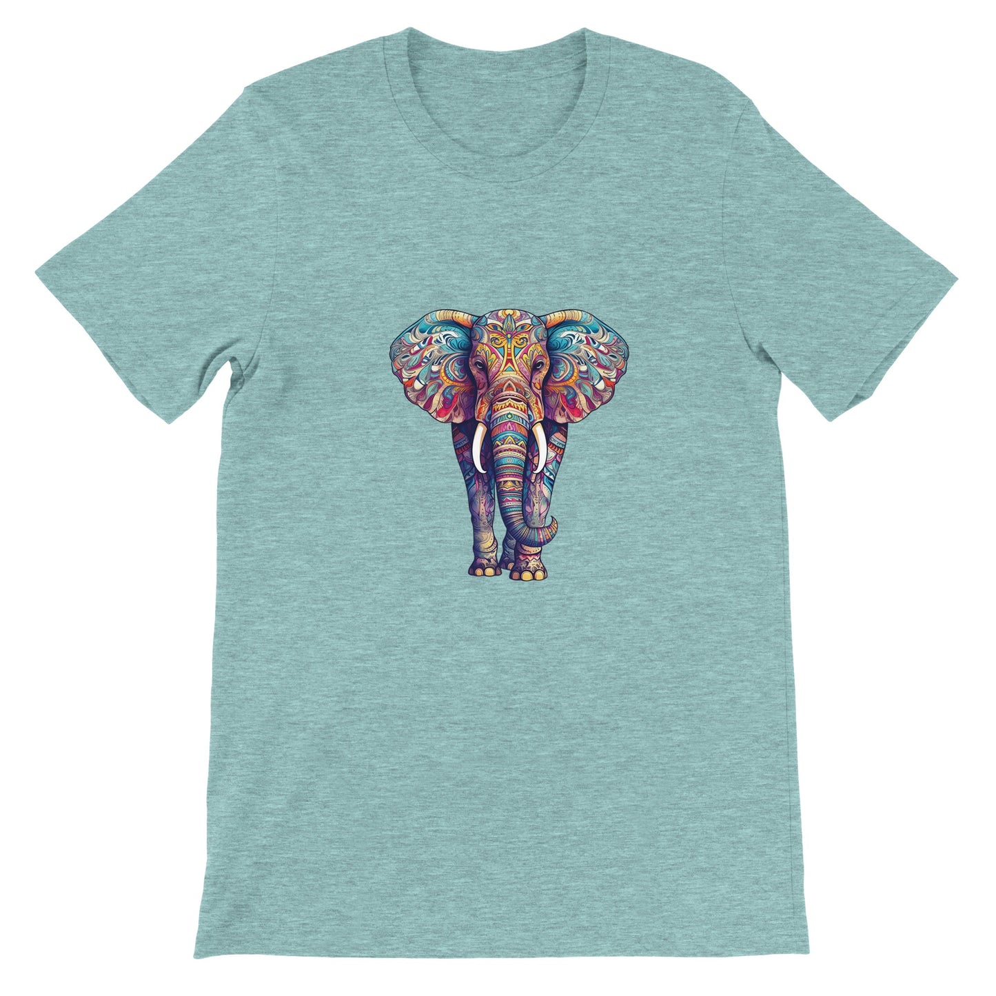 Budget Unisex Crewneck T-shirt/Elephant-Art