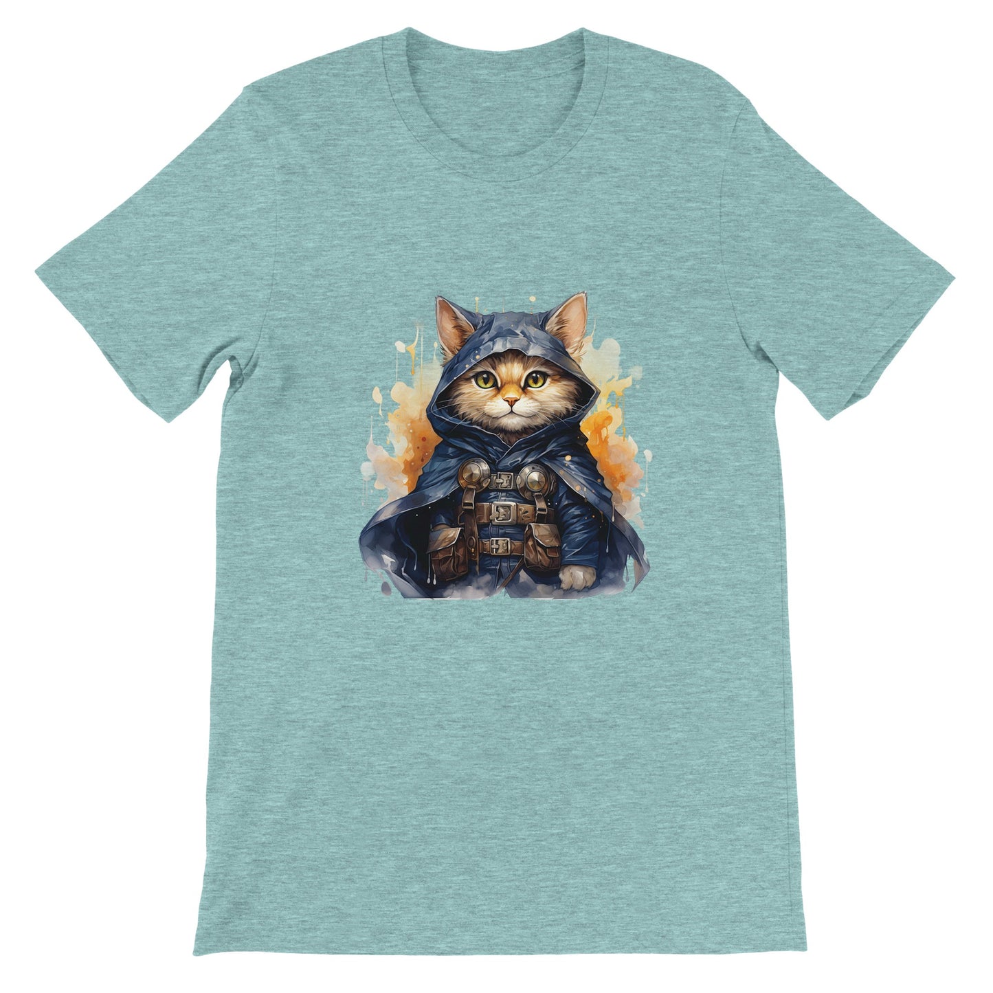 Budget Unisex Crewneck T-shirt/Cat-Crusader