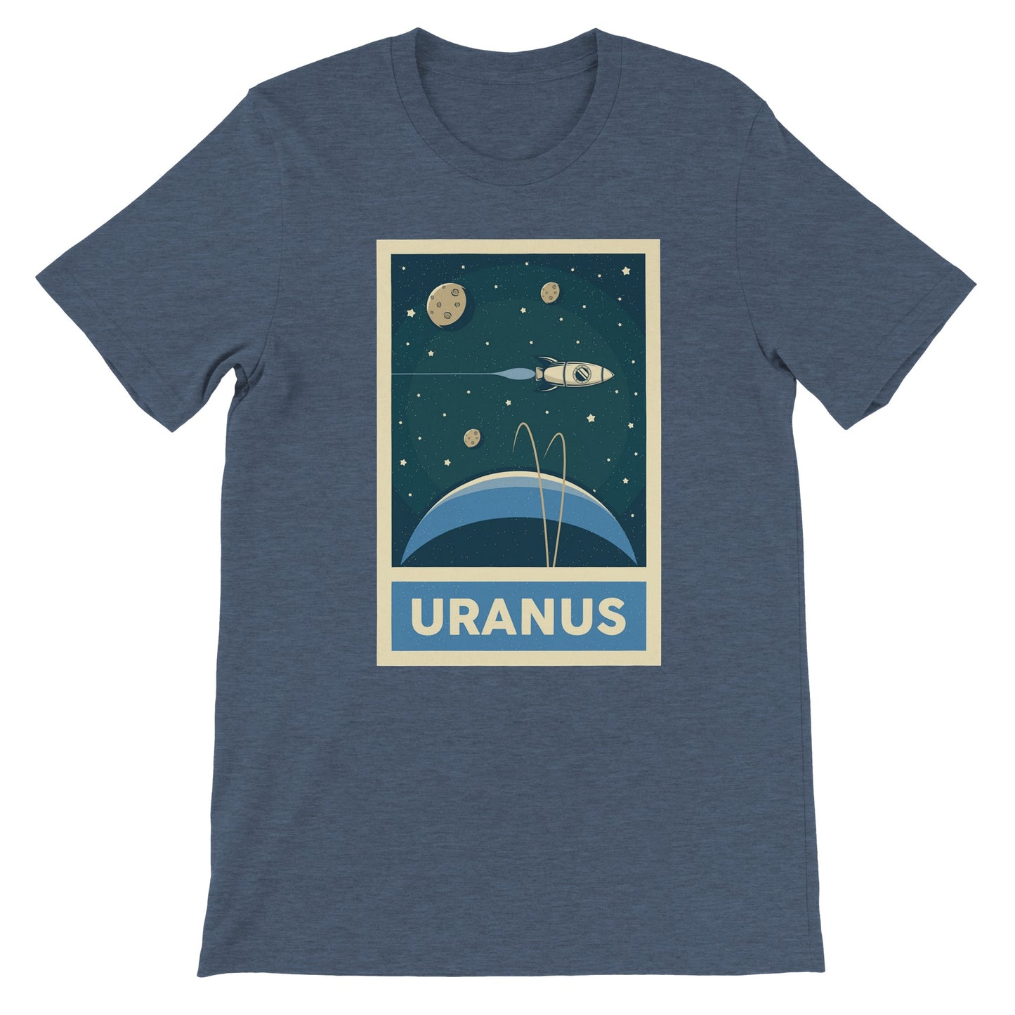 Budget Unisex Crewneck T-shirt/Uranus