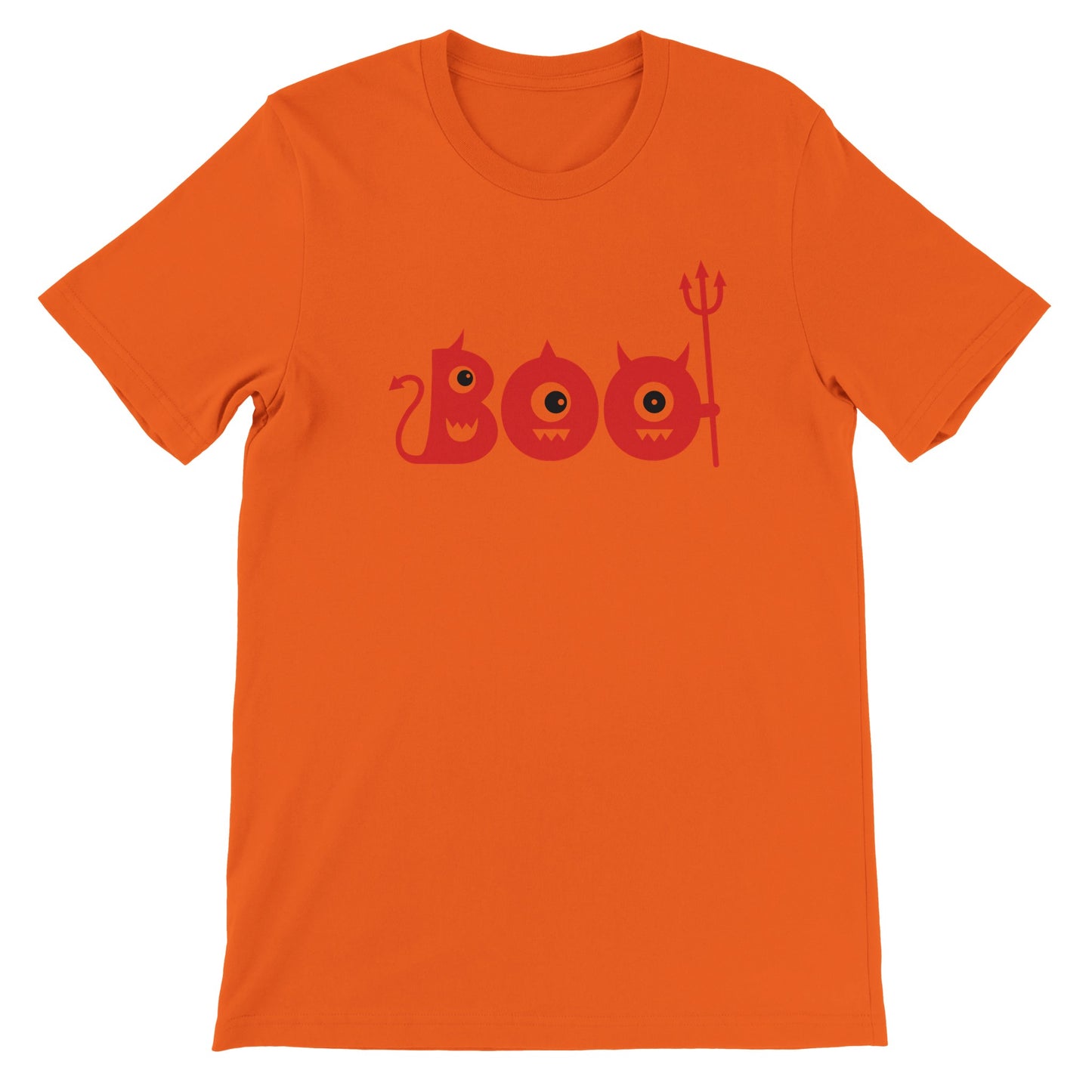 Budget Unisex Crewneck T-shirt/Boo-Halloween