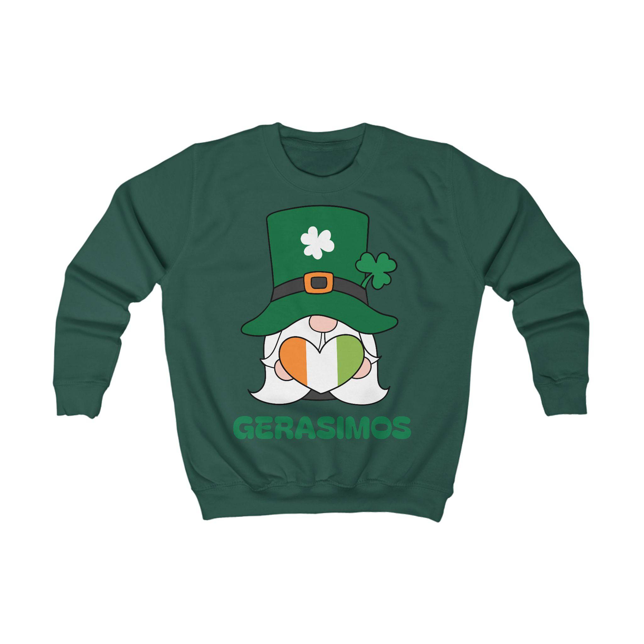 Kids Sweatshirt/Gnome-Saint-Patrick - Enet Images