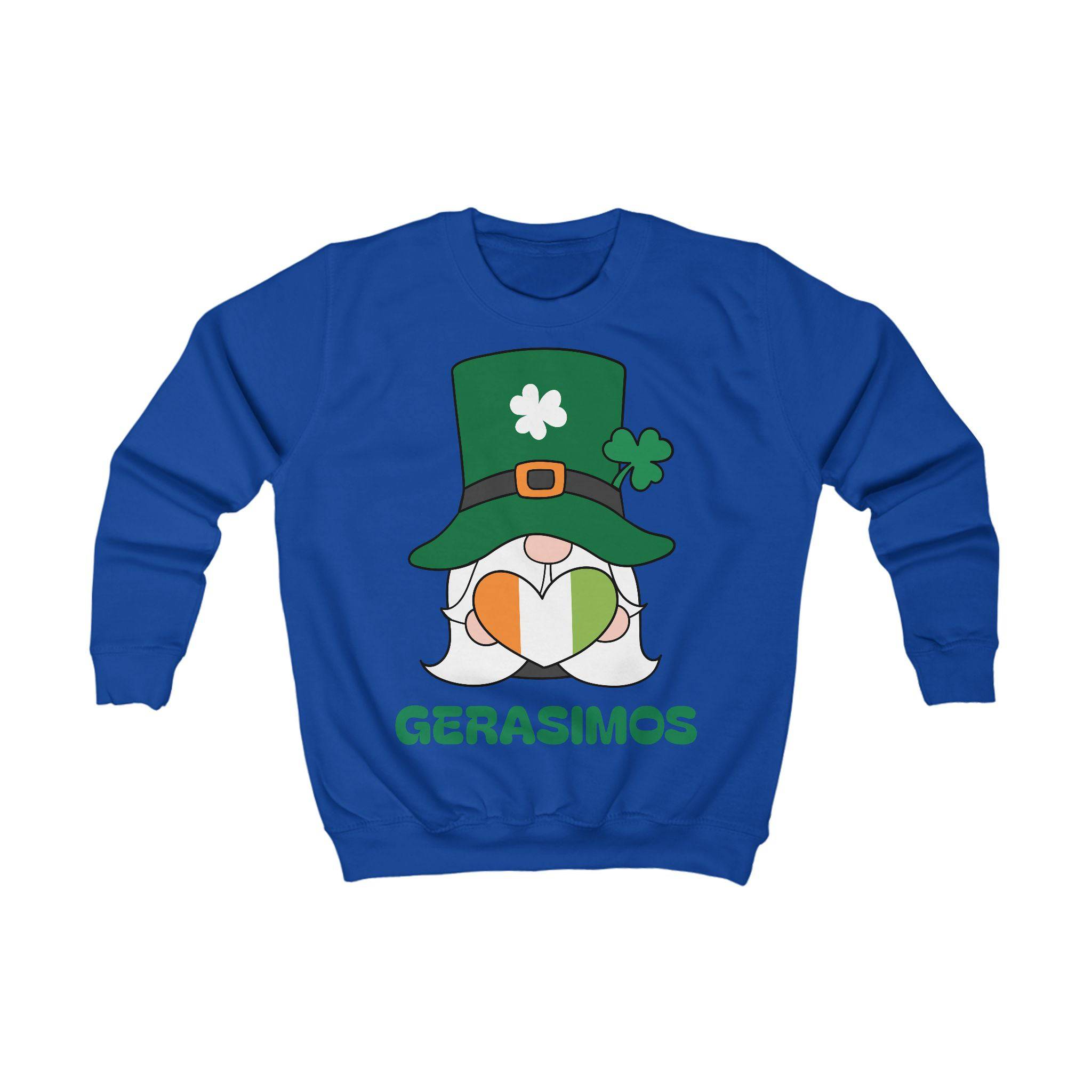 Kids Sweatshirt/Gnome-Saint-Patrick - Enet Images