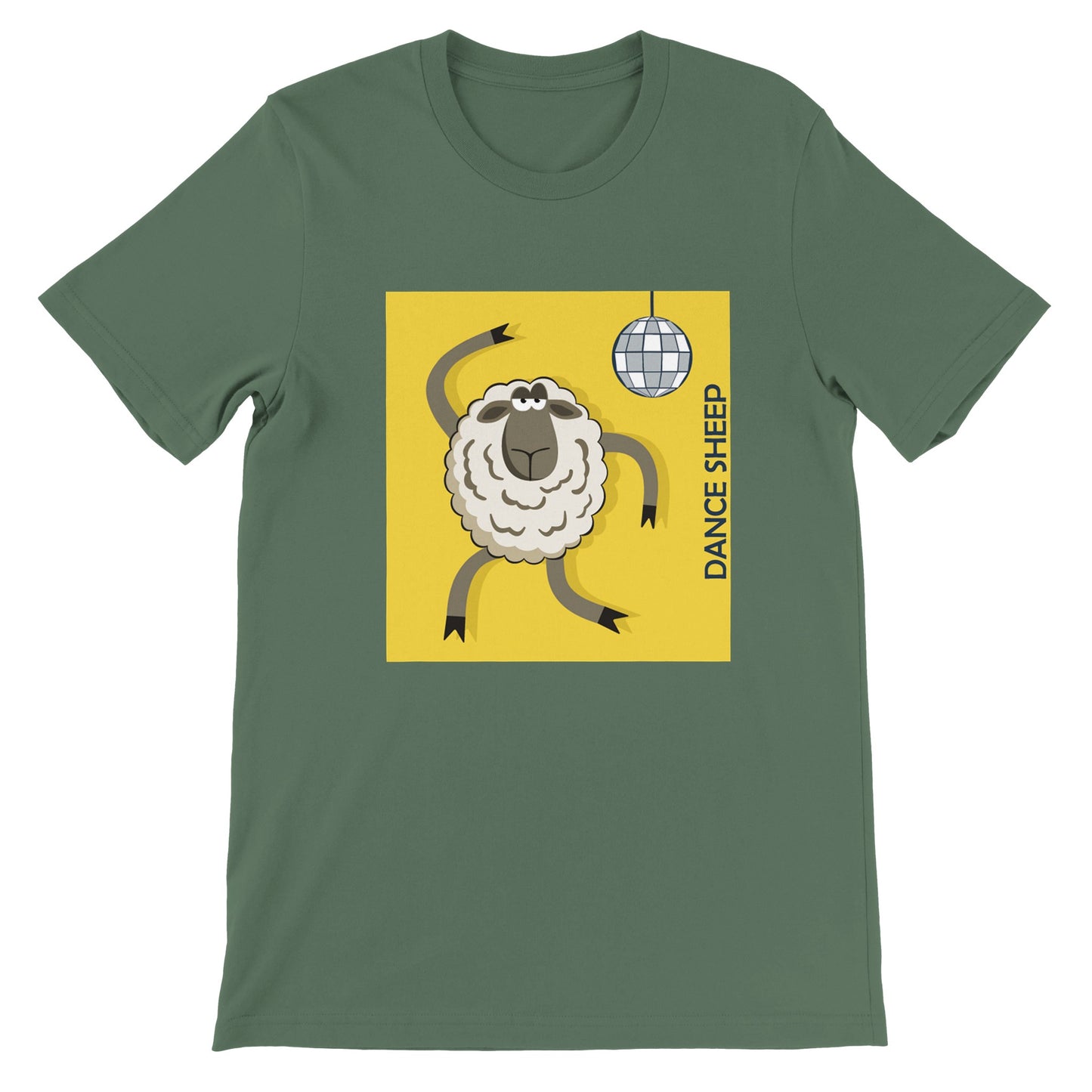 Budget Unisex Crewneck T-shirt/Dance-Sheep