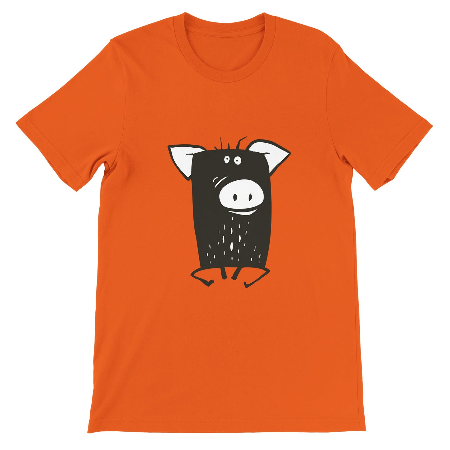 Budget Unisex Crewneck T-shirt/Funny-Pig