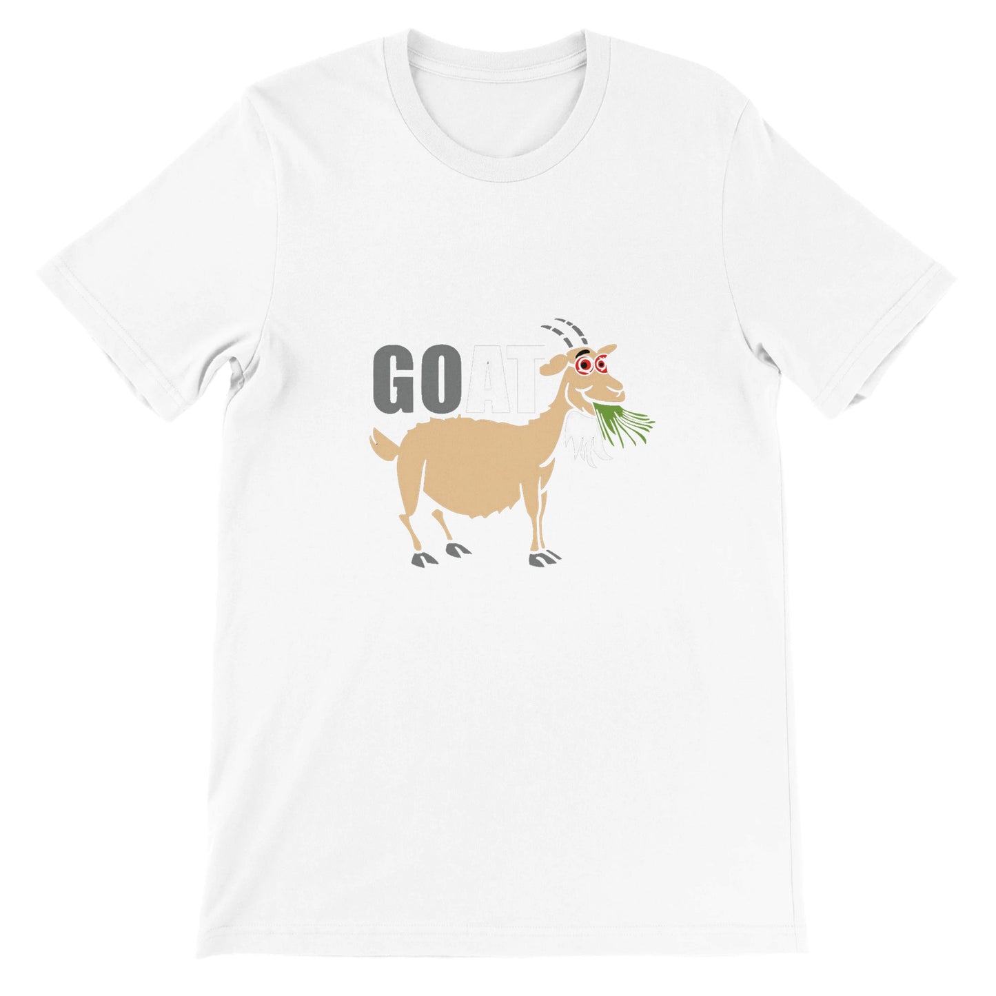 Budget Unisex Crewneck T-shirt/Goat-Grass