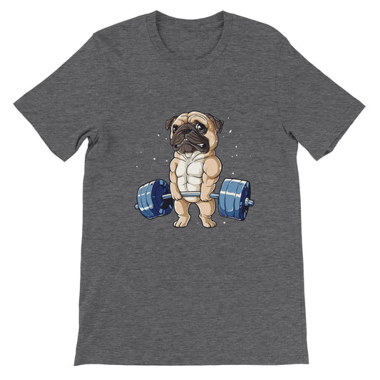 Budget Unisex Crewneck T-Shirt/Mops-Gewichtheben