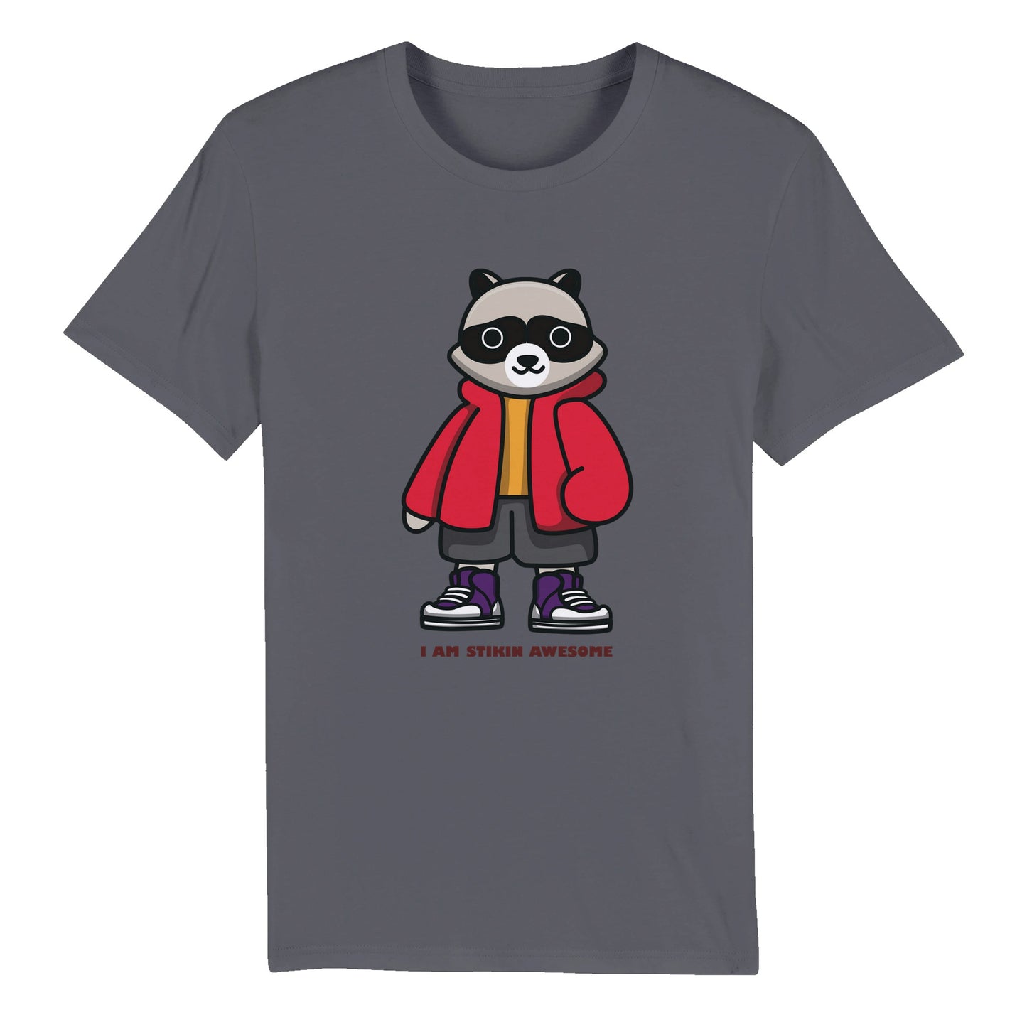 100% Organic Unisex T-shirt/Skunk-Stikin-Awesome