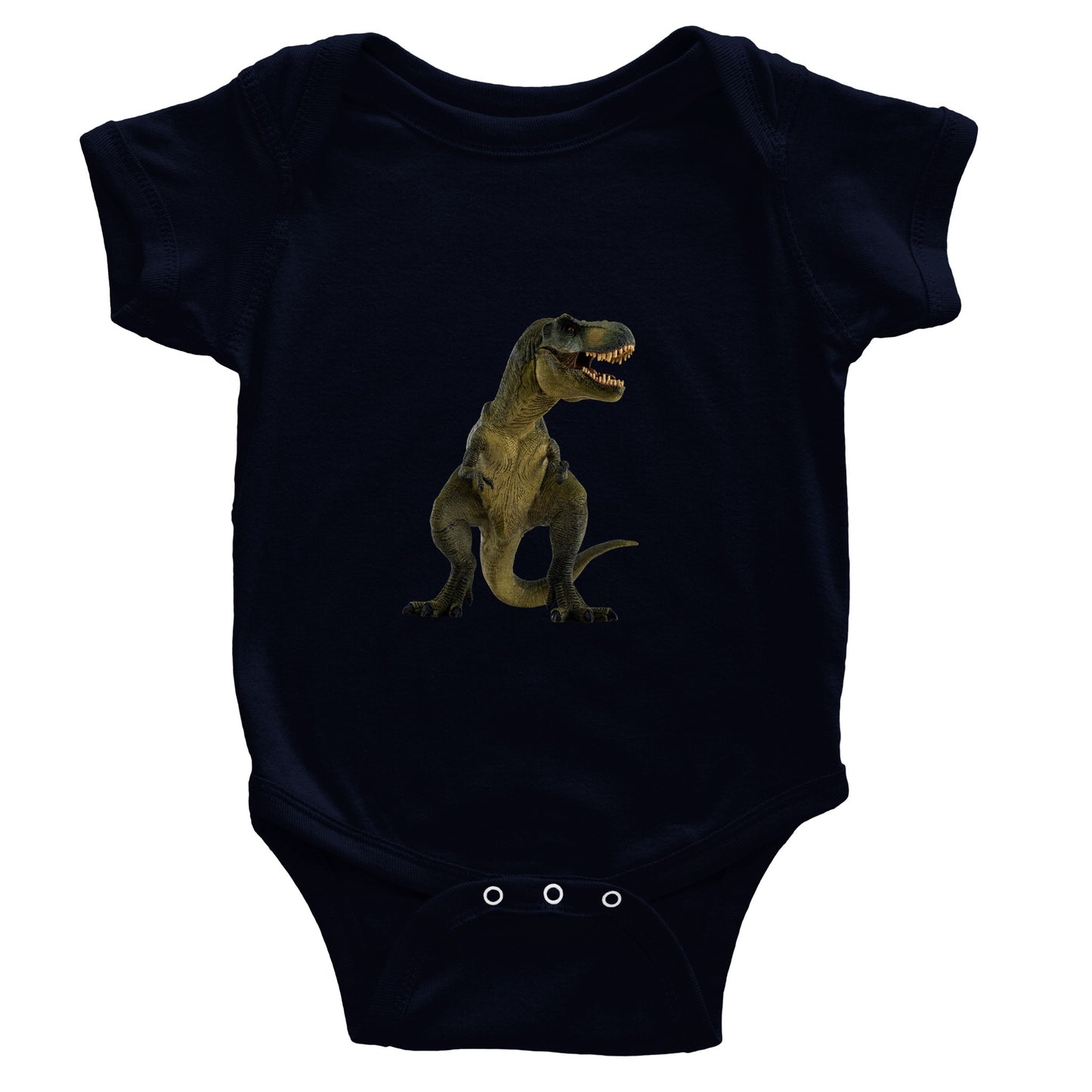 Organic cotton baby bodysuit/Dinosaur - Classic