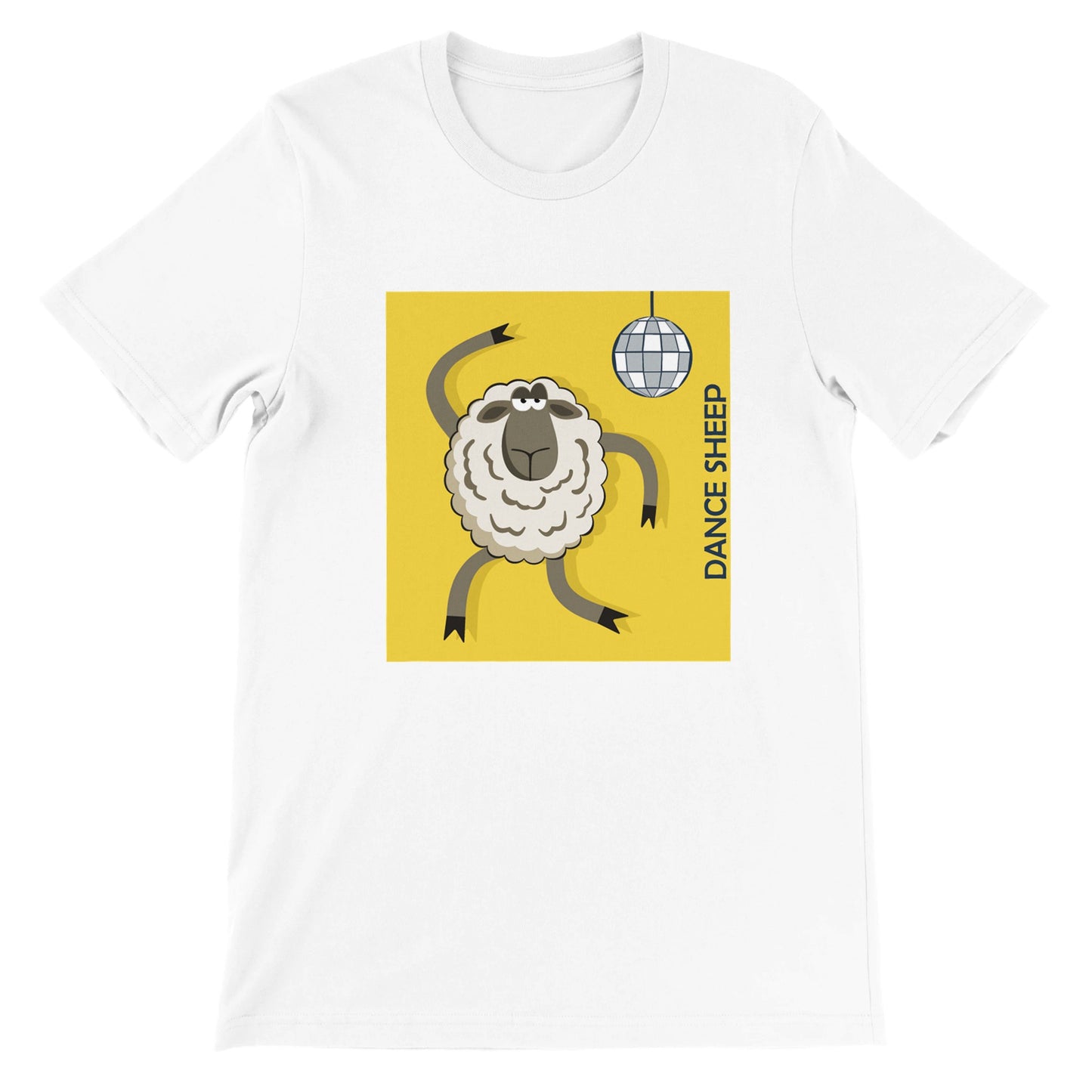 Budget Unisex Crewneck T-shirt/Dance-Sheep