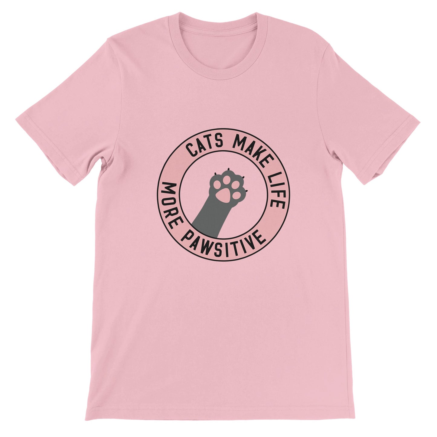 Budget Unisex Crewneck T-shirt/Cats-More-Pawsitive