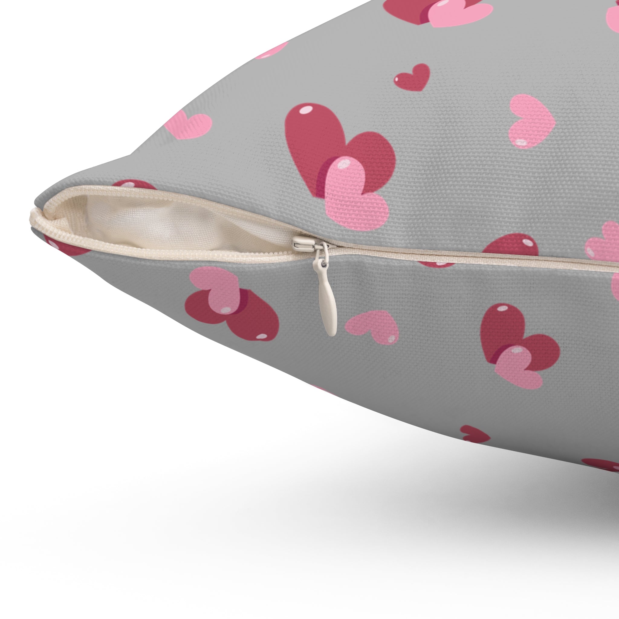 Valentine Hearts/Spun Polyester Square Pillow - Enet Images