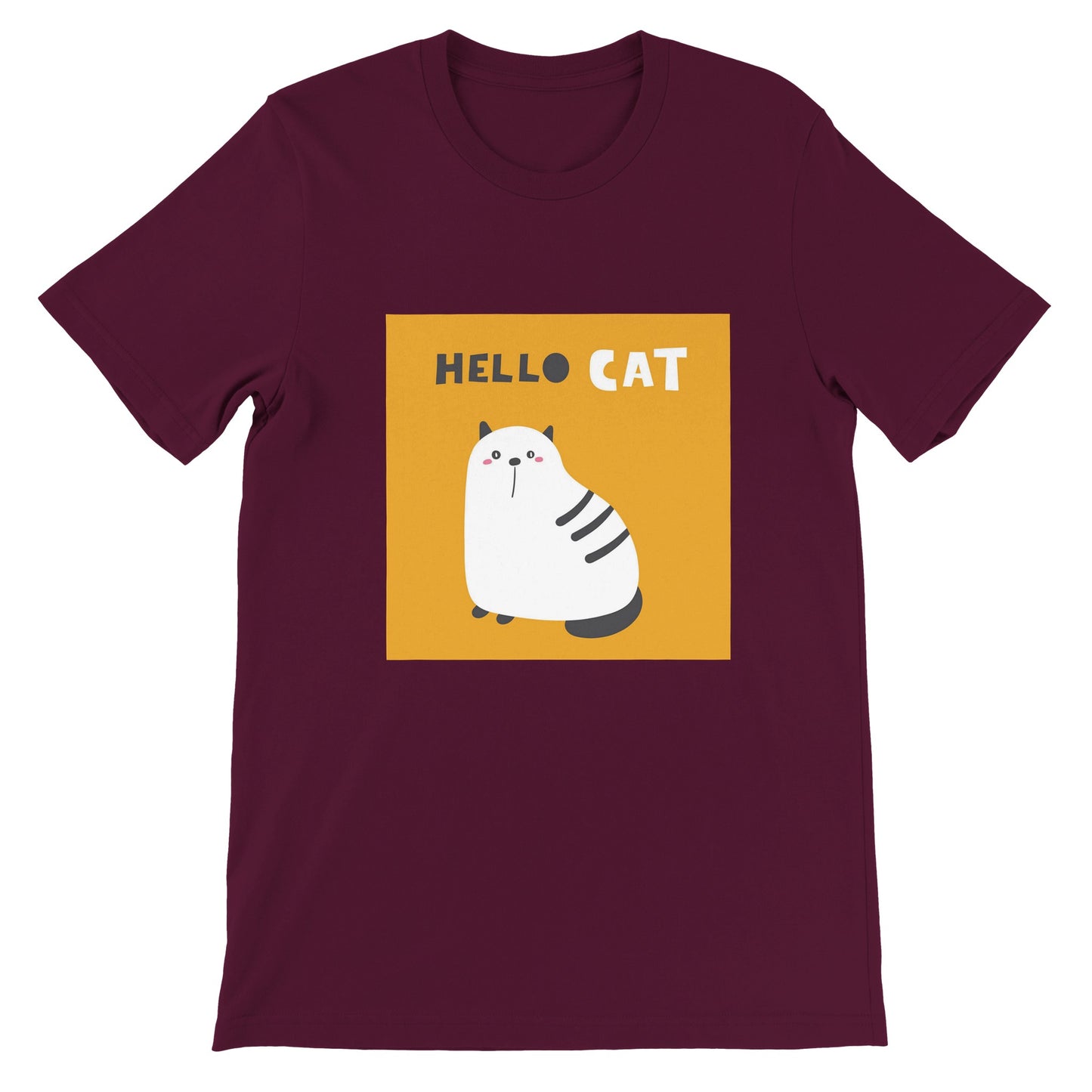 Budget Unisex Crewneck T-shirt/Hello-Cat