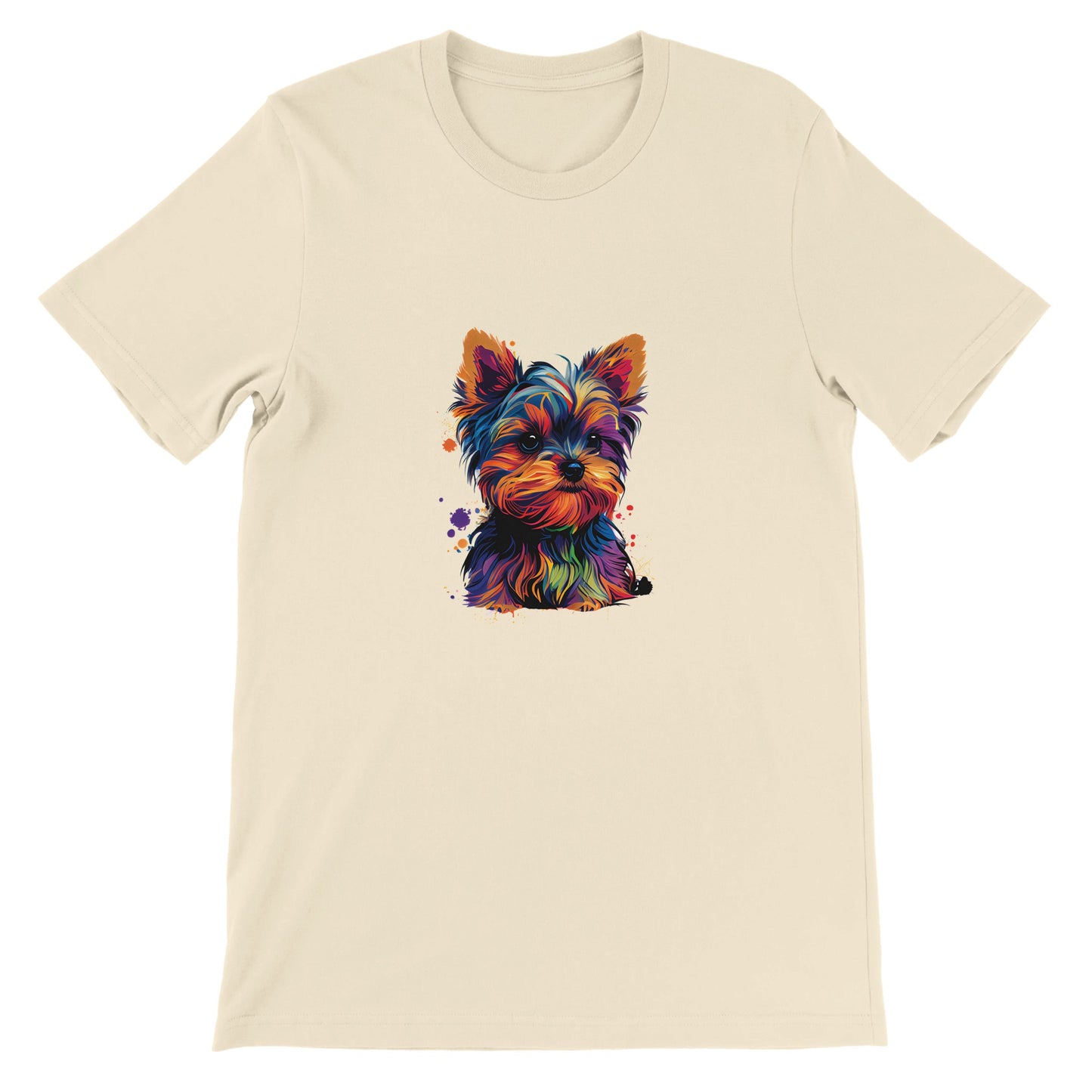 Budget Unisex Crewneck T-Shirt/Yorkie-Bunt