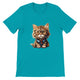 Budget Unisex Crewneck T-shirt/Cat-Glasses - Enet Images