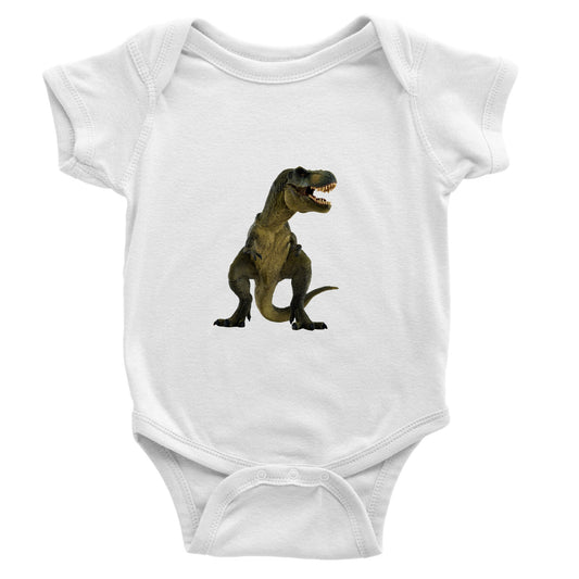 Baby-Body aus Bio-Baumwolle/Dinosaurier - Klassisch