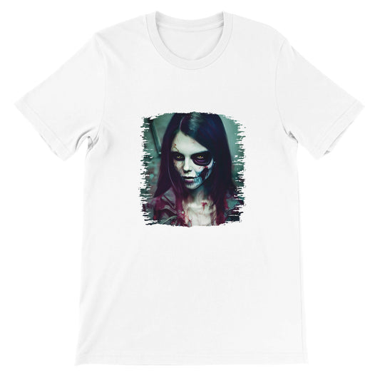 Budget Unisex Crewneck T-shirt/Zombie-Lady