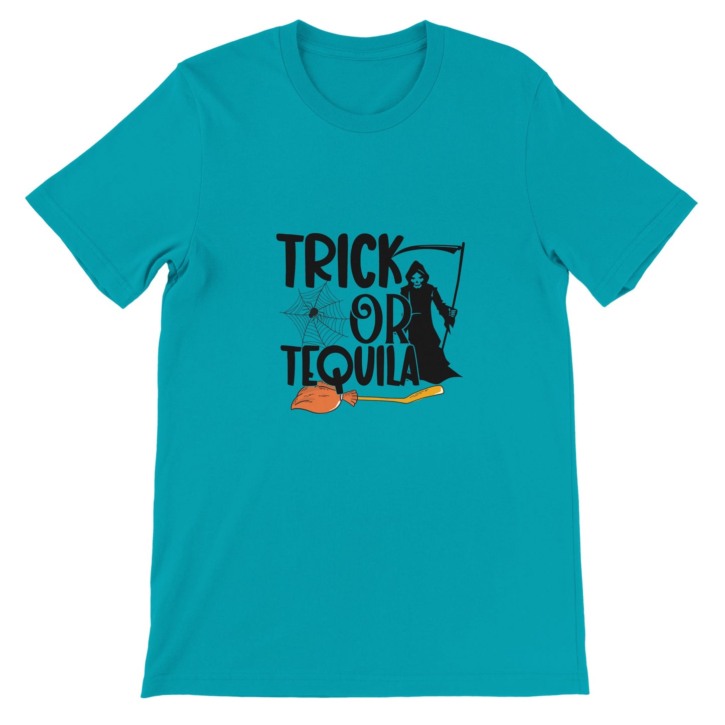 Budget Unisex Crewneck T-shirt/Trick-Or-Tequila