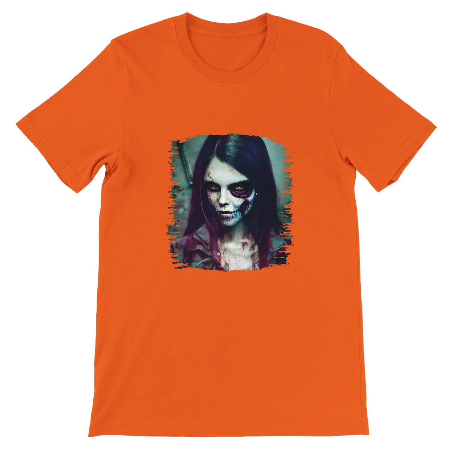 Budget Unisex Crewneck T-shirt/Zombie-Lady