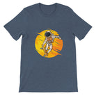 Budget Unisex Crewneck T-shirt/Astronaut-Skating-Sun - Enet Images