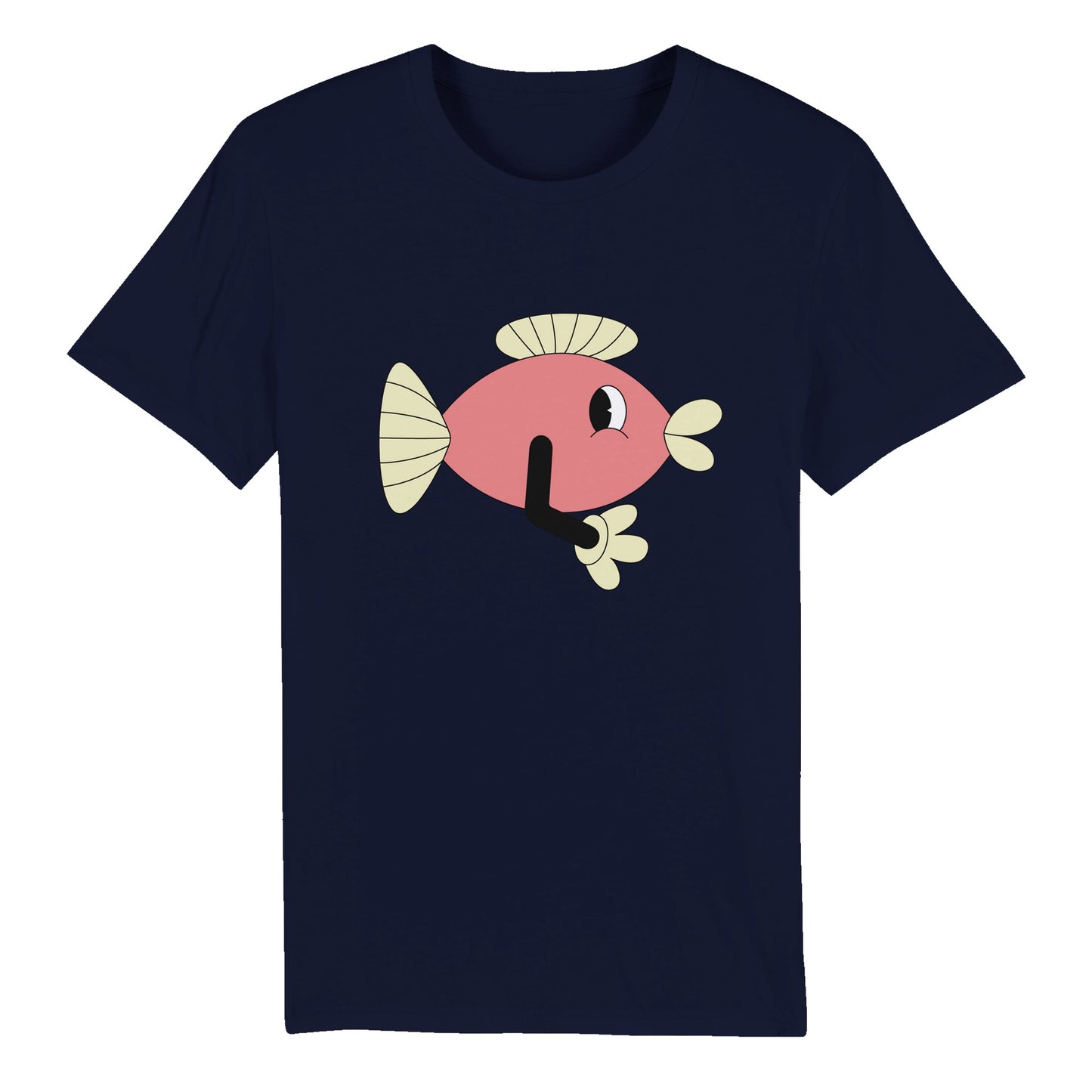 100% Organic Unisex T-shirt/Funny-Fish