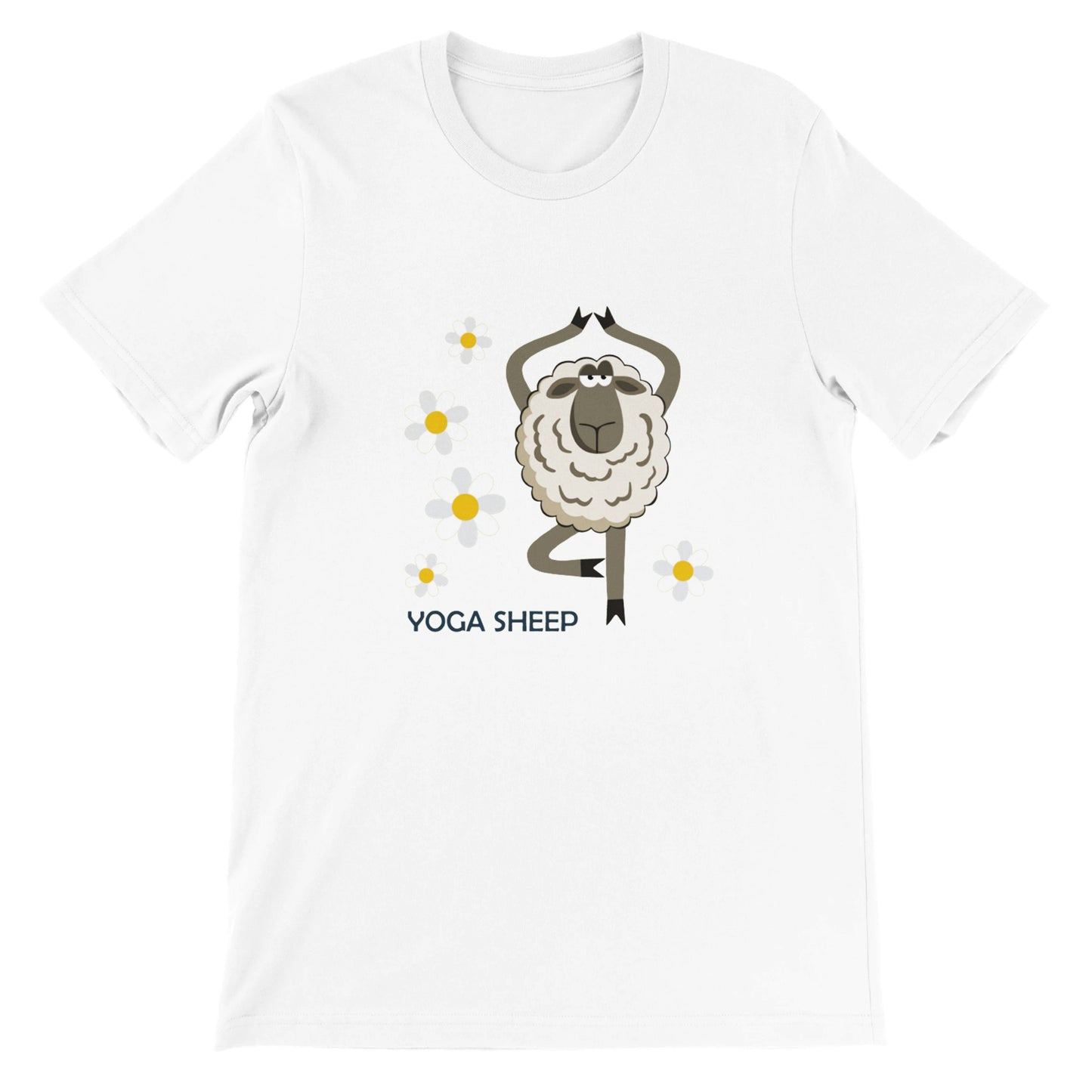 Budget Unisex Crewneck T-shirt/Yoga-Sheep