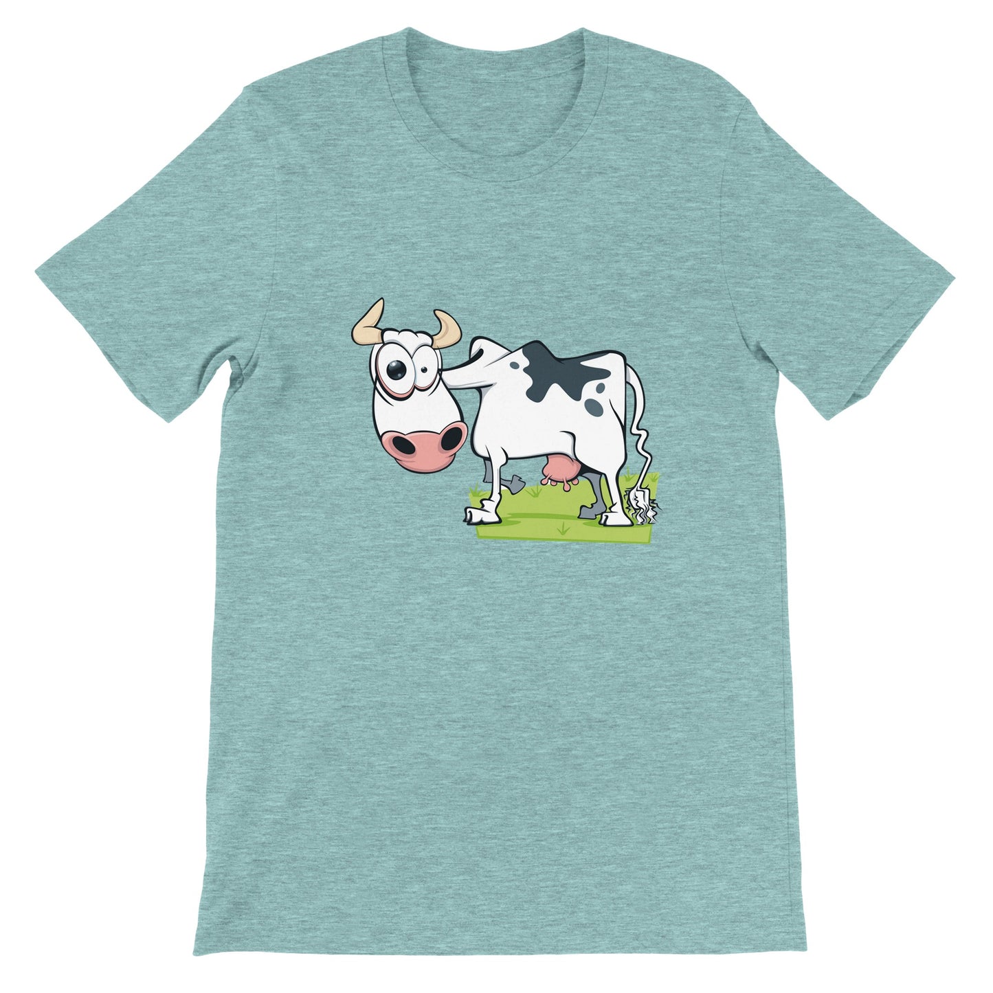 Budget Unisex Crewneck T-shirt/Cow's-Eye