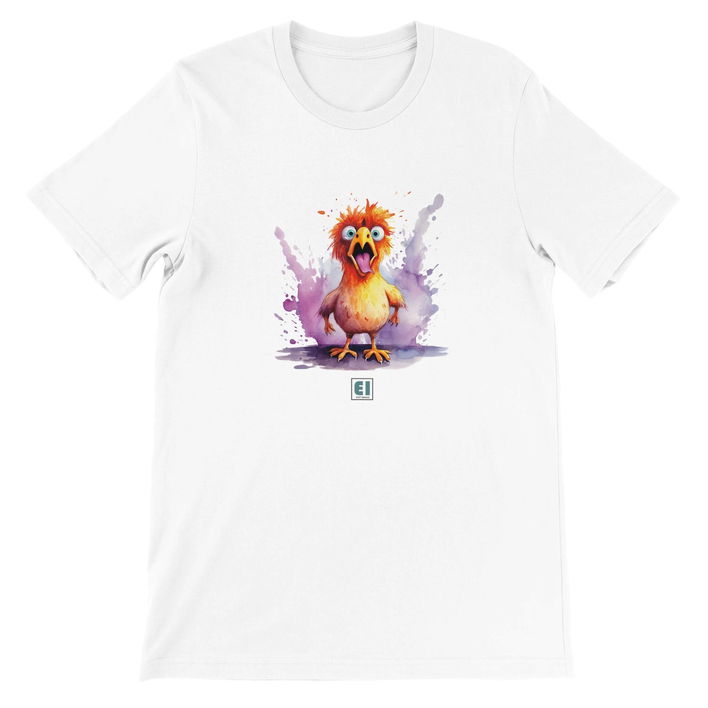 Budget Unisex Crewneck T-shirt/Chicken-Splash