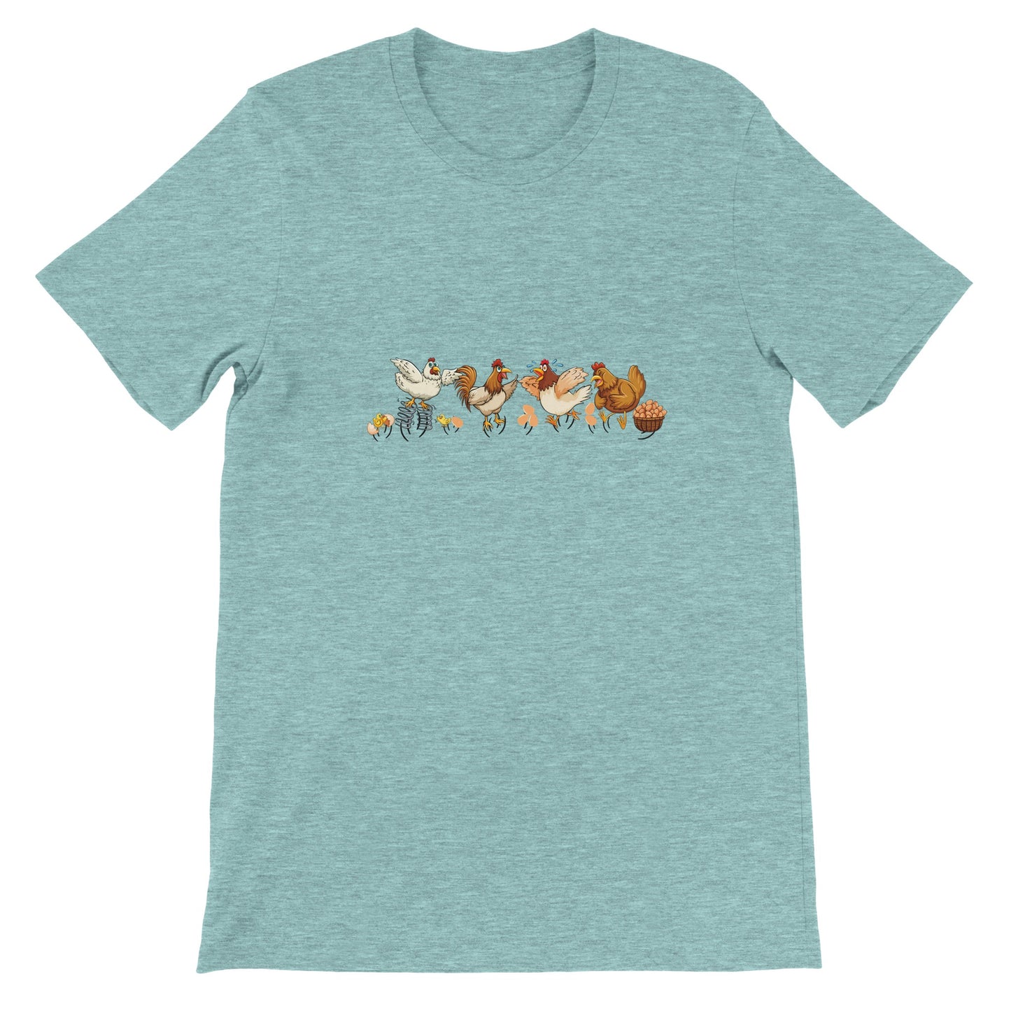 Budget Unisex Crewneck T-shirt/Chicken-Coop