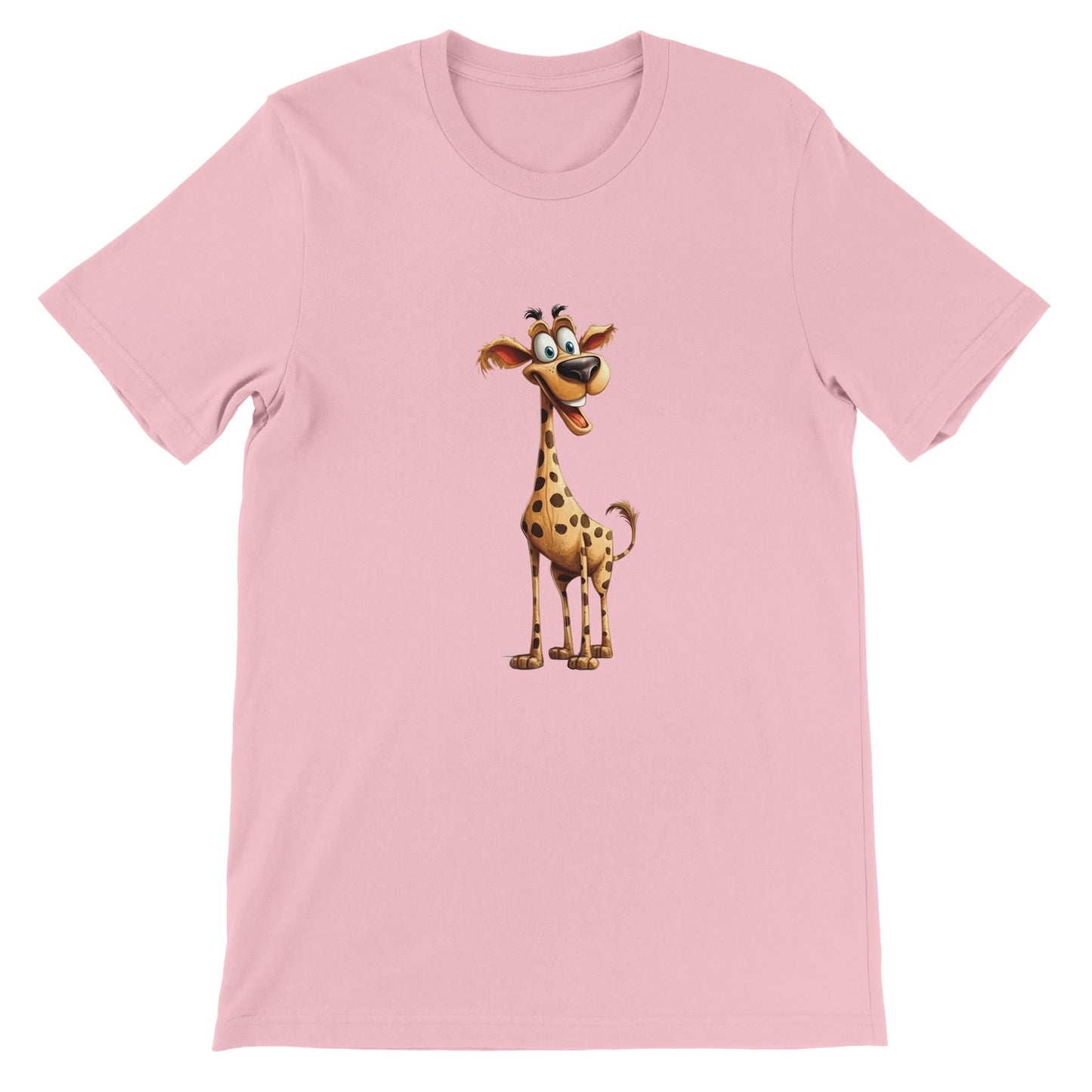 Budget Unisex Crewneck T-shirt/Happy-Giraffe