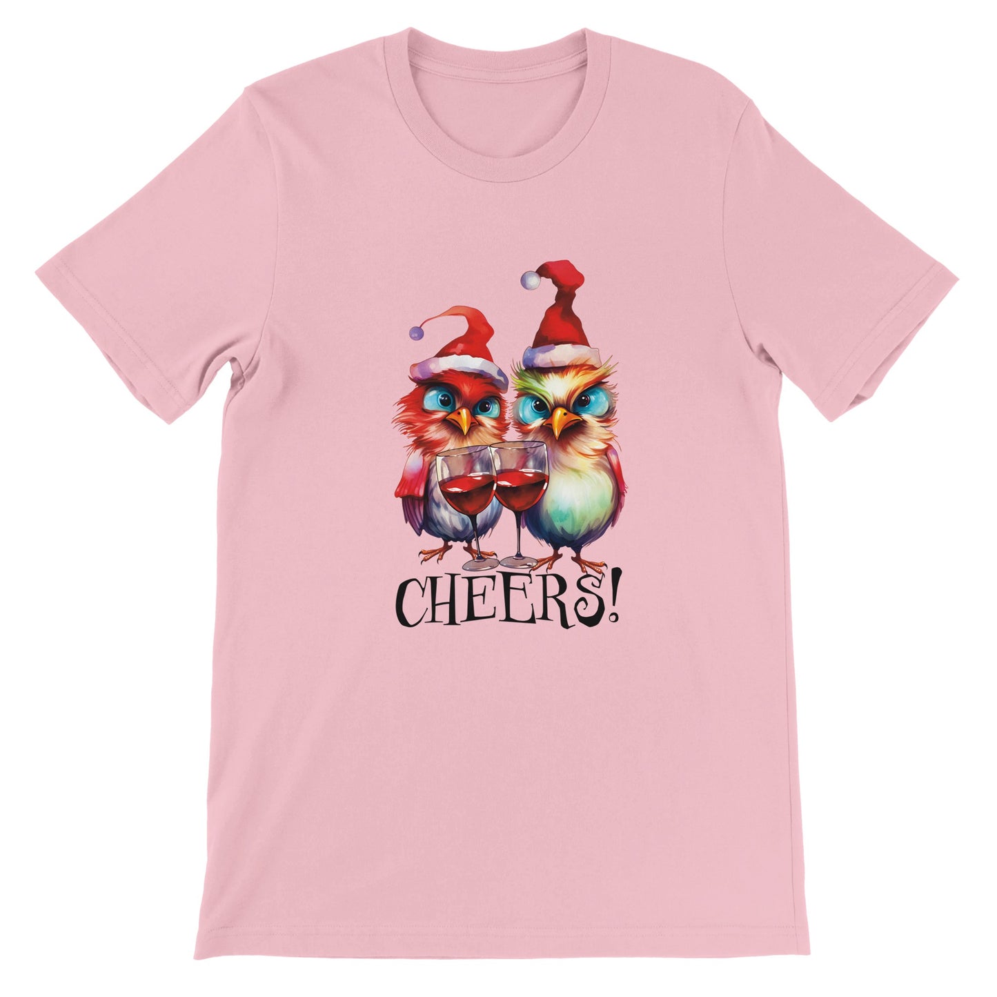 Budget Unisex Crewneck T-shirt/Angry-Birds-Cheers