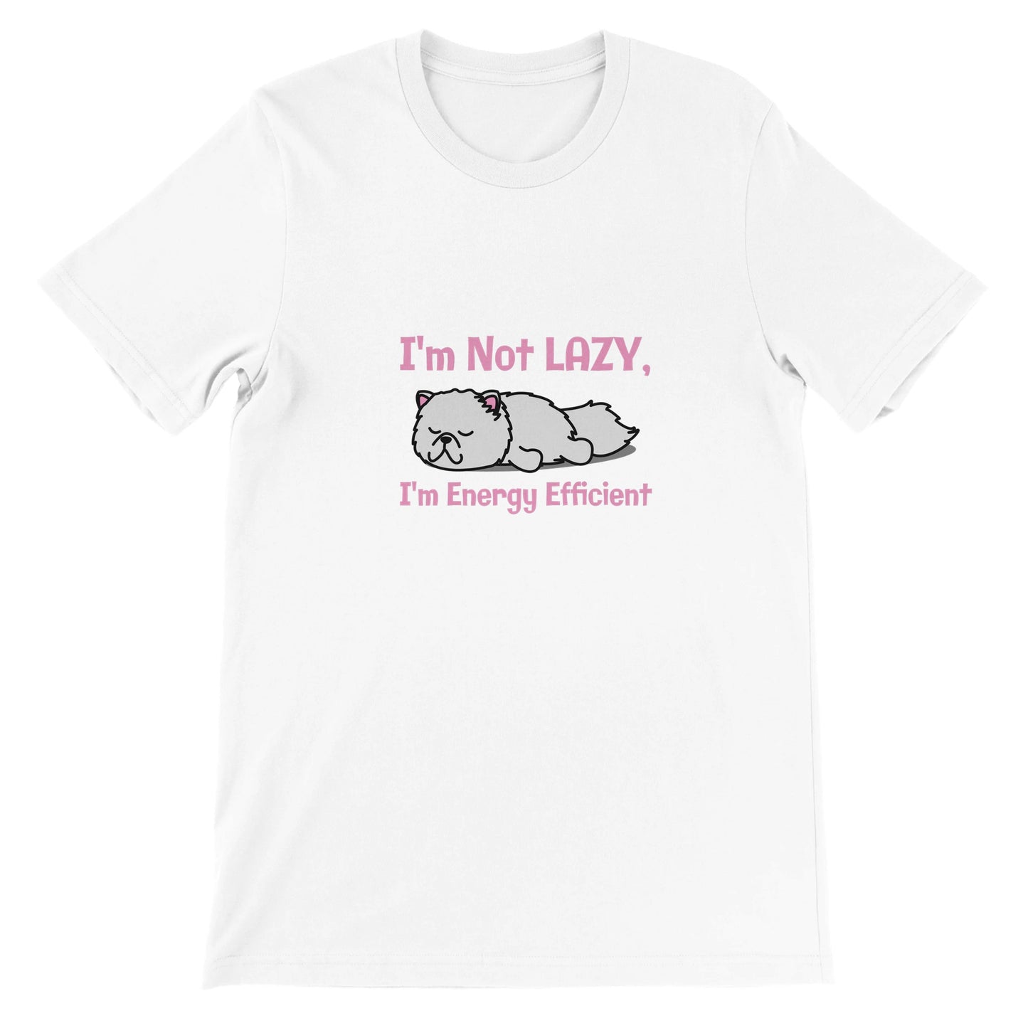 Budget Unisex Crewneck T-shirt/I-Am-Not-Lazy