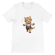 Budget Unisex Crewneck T-shirt/Mr-Cat - Enet Images