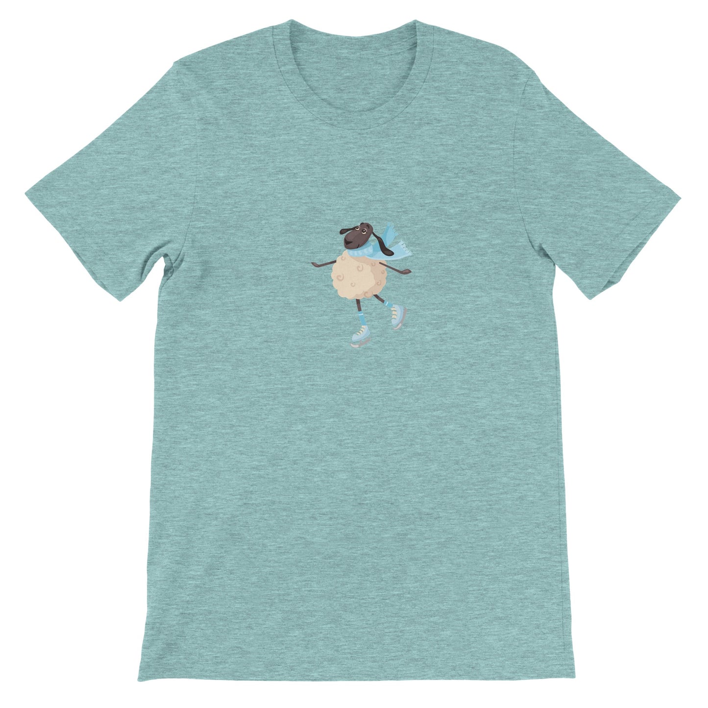 Budget Unisex Crewneck T-shirt/Sheep-Skating