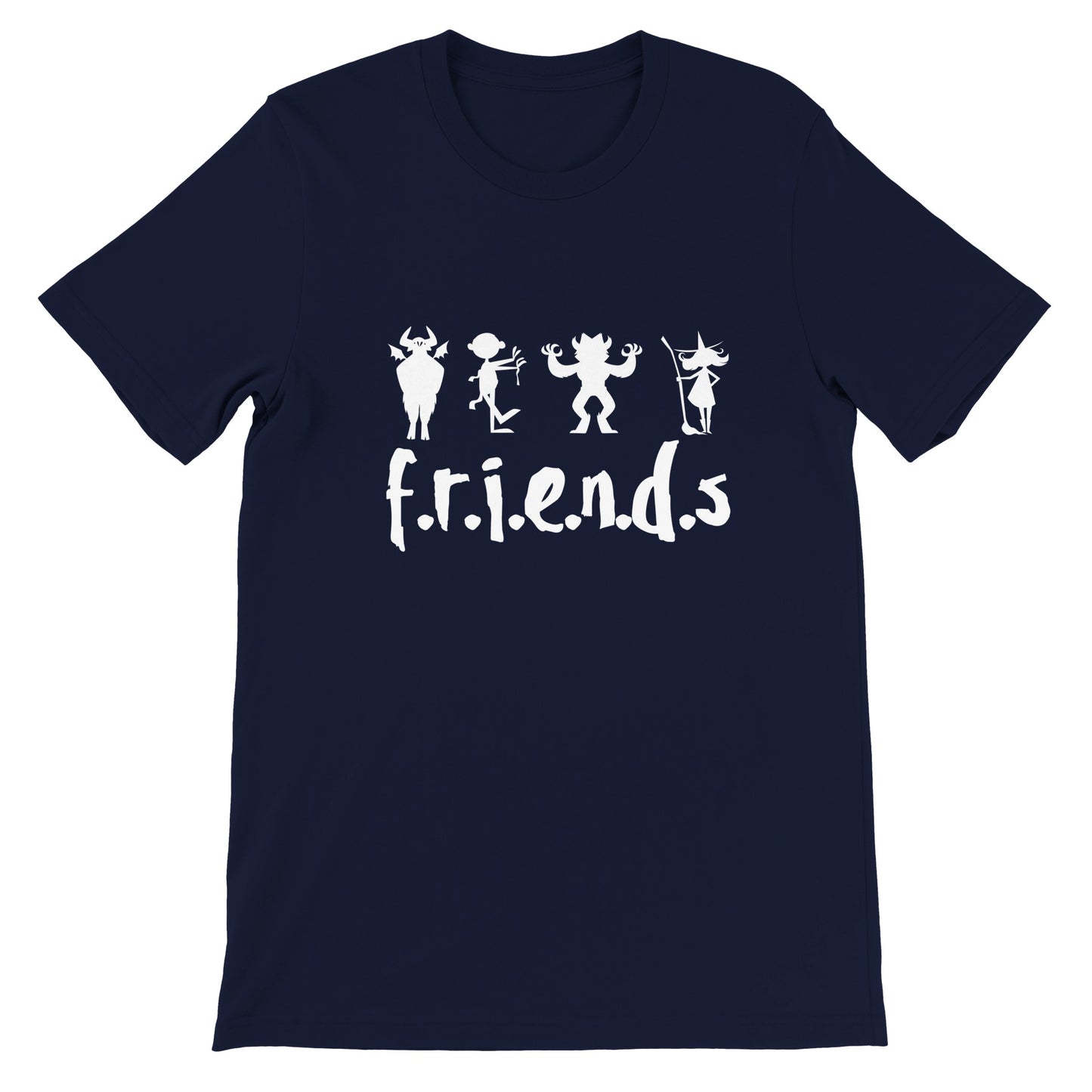 Budget Unisex Crewneck T-shirt/Friends-Halloween