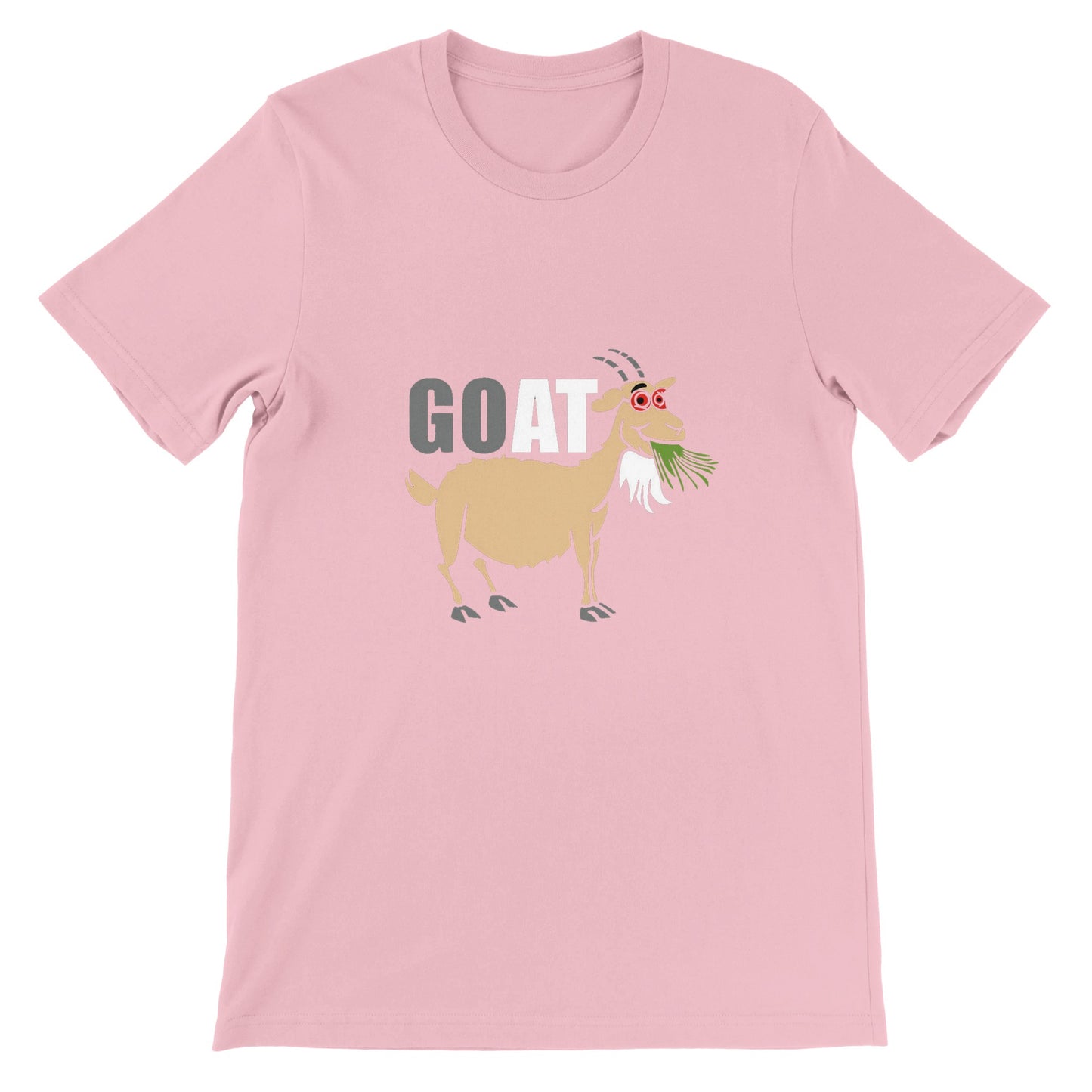 Budget Unisex Crewneck T-shirt/Goat-Grass