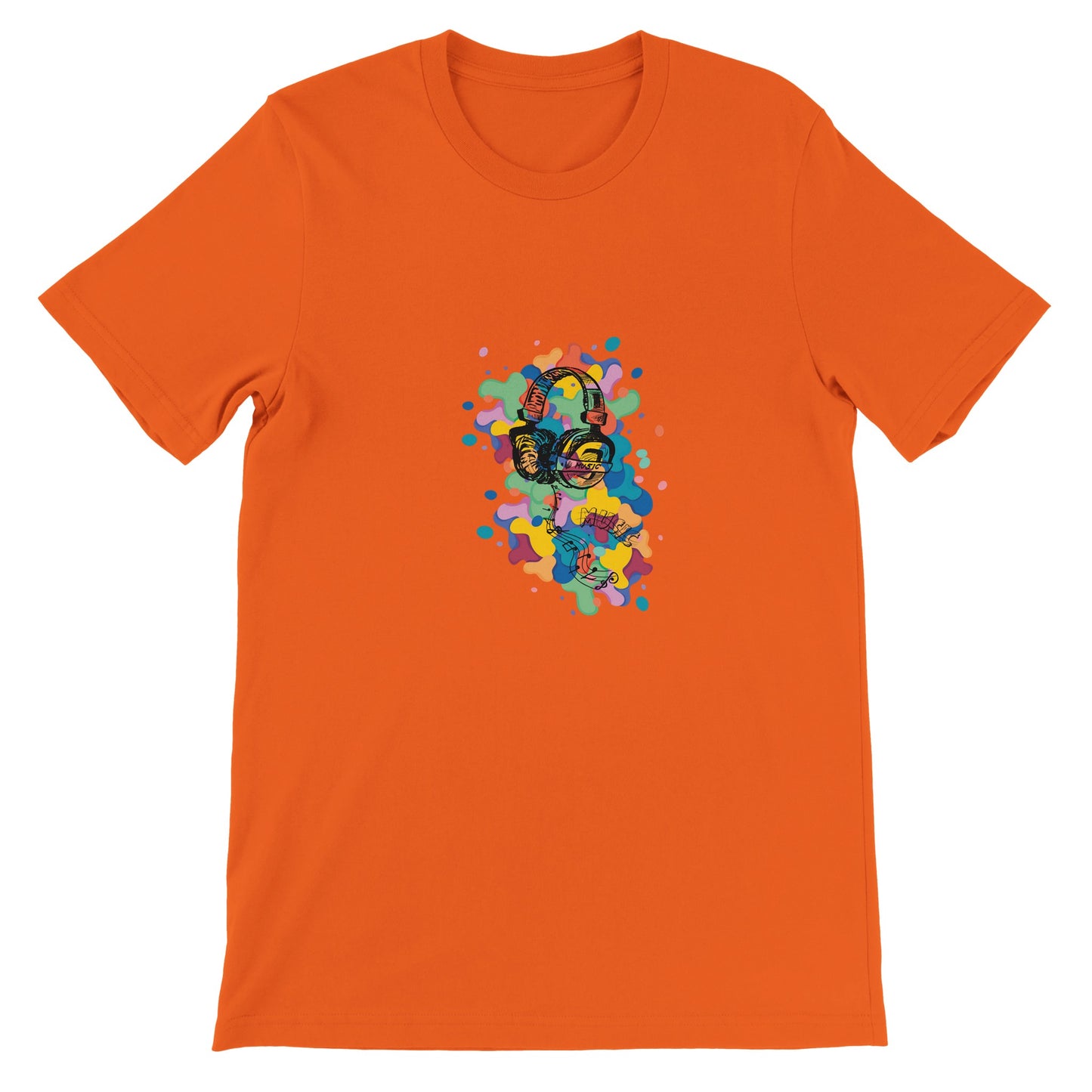 Budget Unisex Crewneck T-shirt/Music-Color