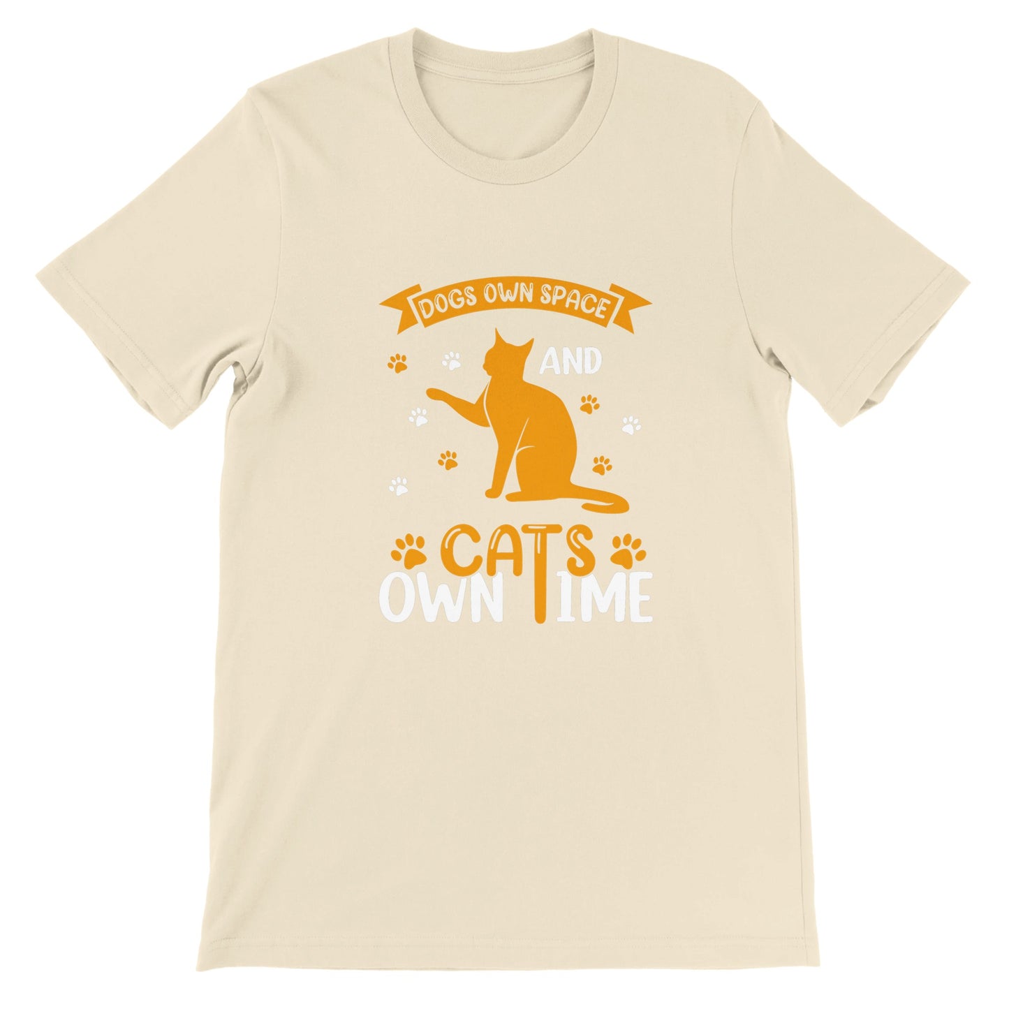 Budget Unisex Crewneck T-shirt/Cats-Own-Time