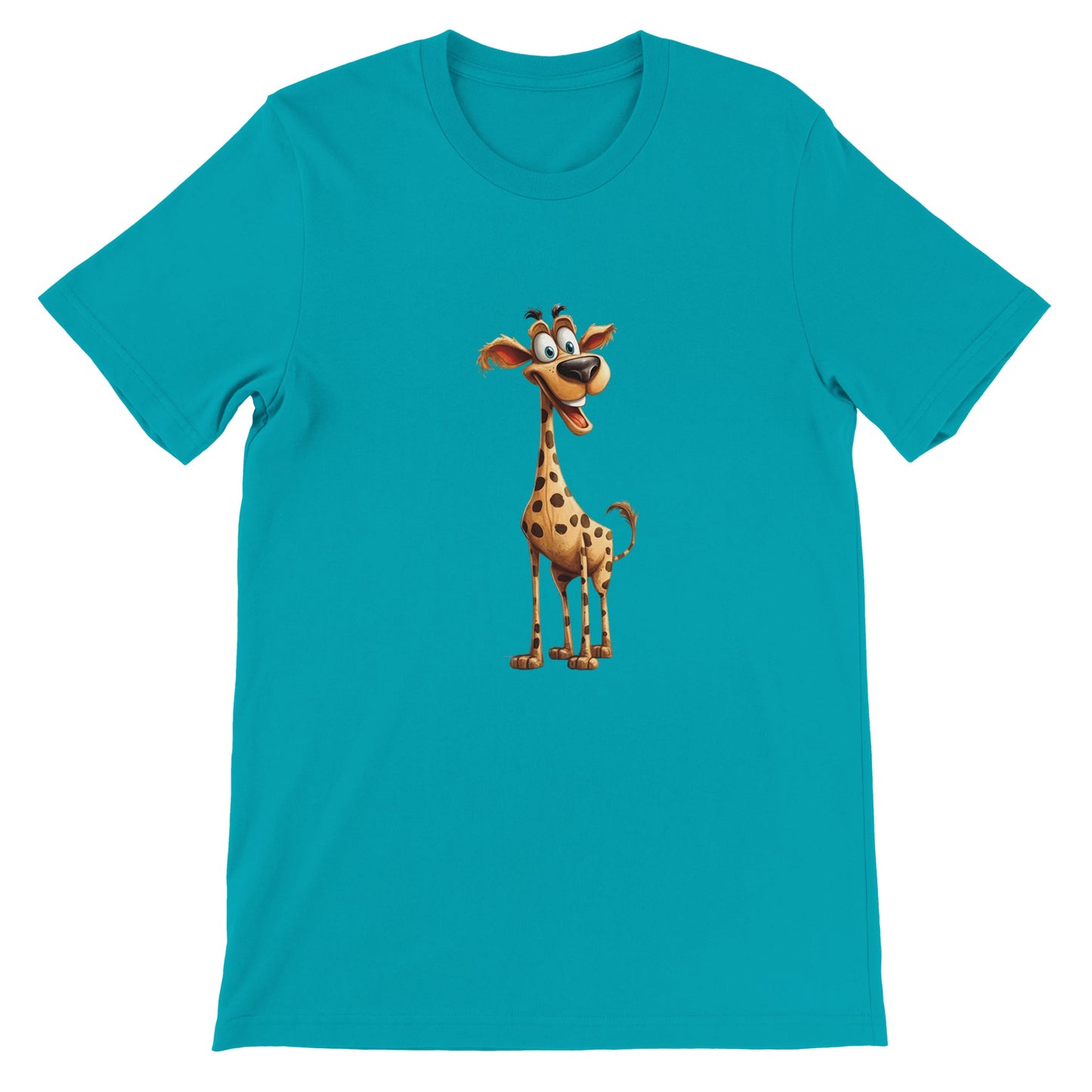 Budget Unisex Crewneck T-shirt/Happy-Giraffe