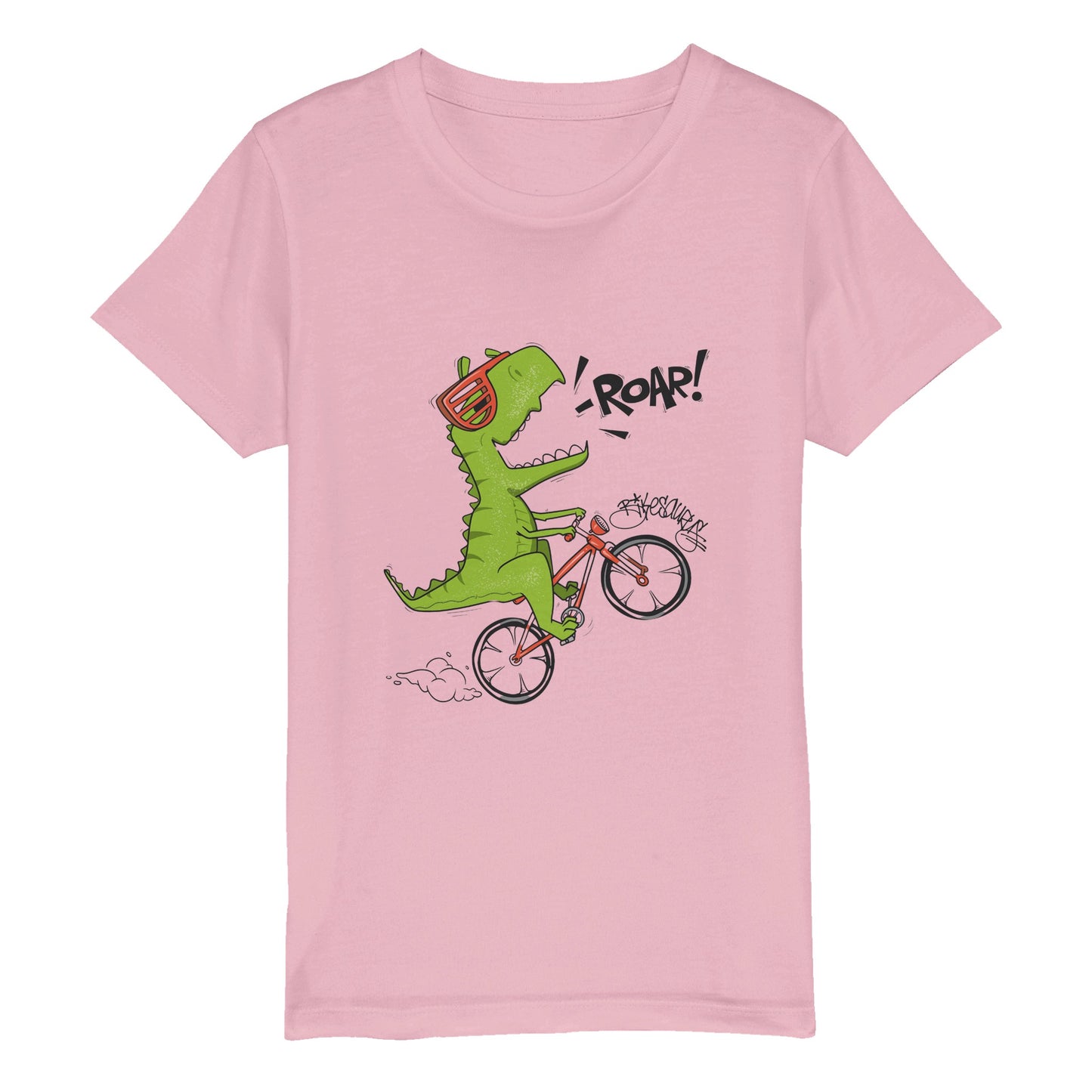 Bio Kinder Rundhals T-Shirt/Dino-Gebrüll