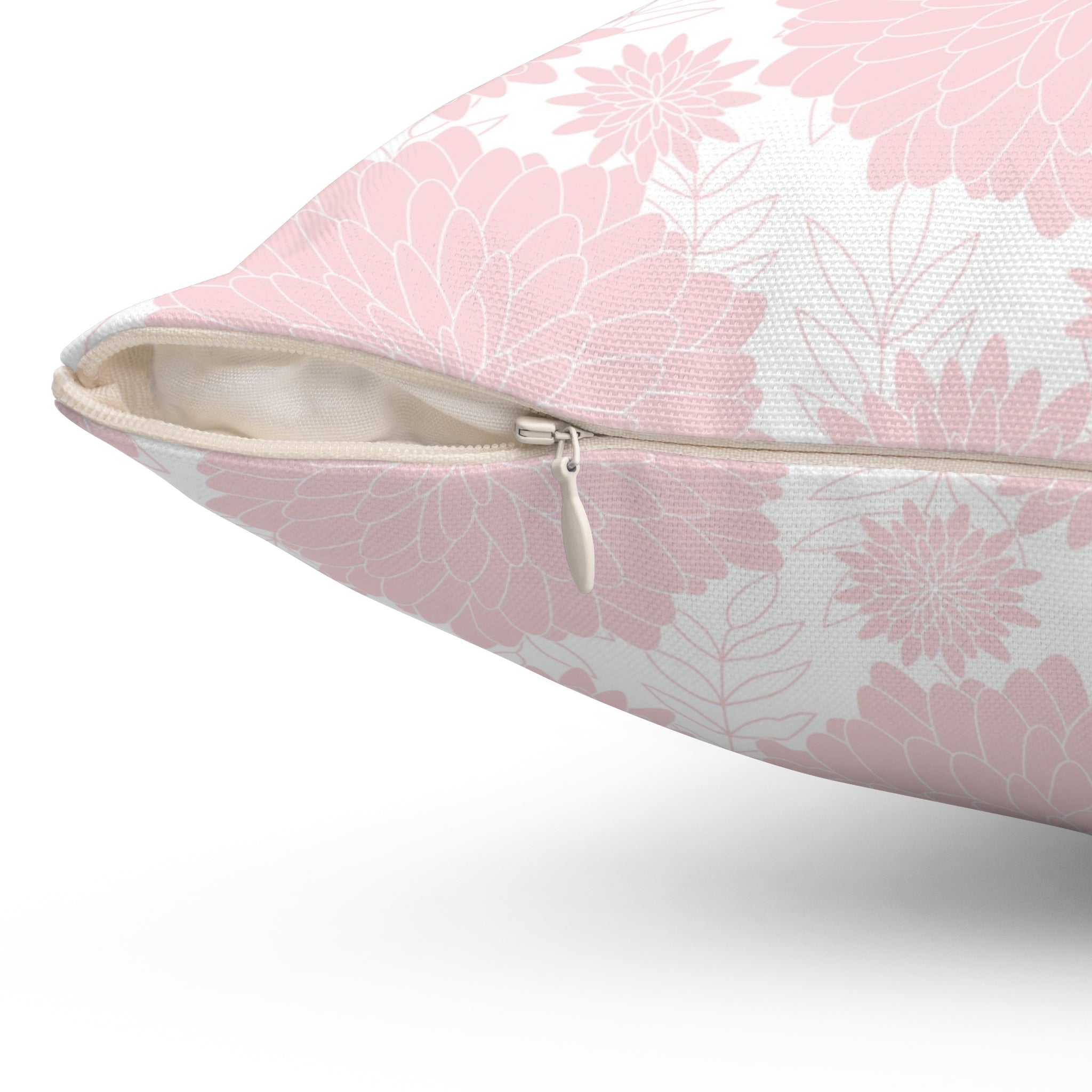 Valentine Pink Pattern/Spun Polyester Square Pillow - Enet Images