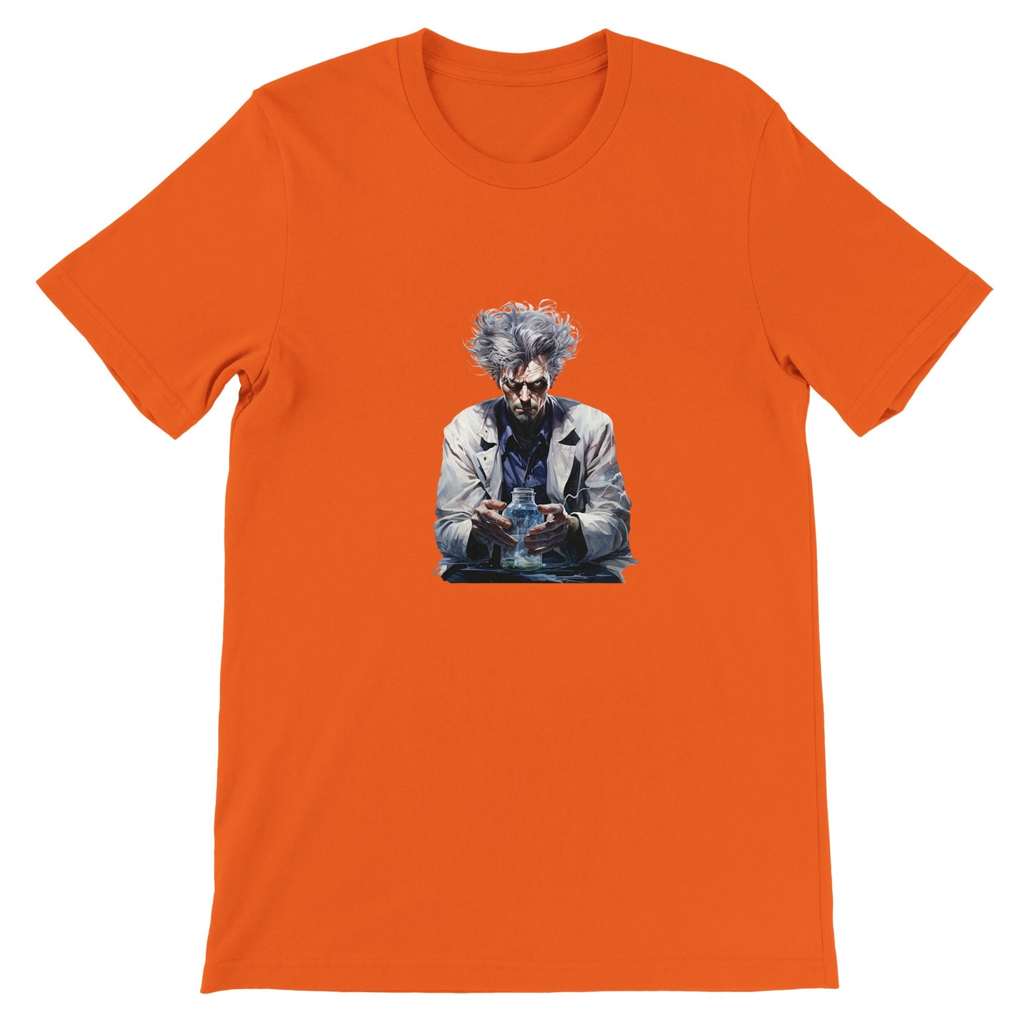 Budget Unisex Crewneck T-shirt/Creepy-Scientist