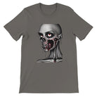 Budget Unisex Crewneck T-shirt/Zombie-Portrait - Enet Images