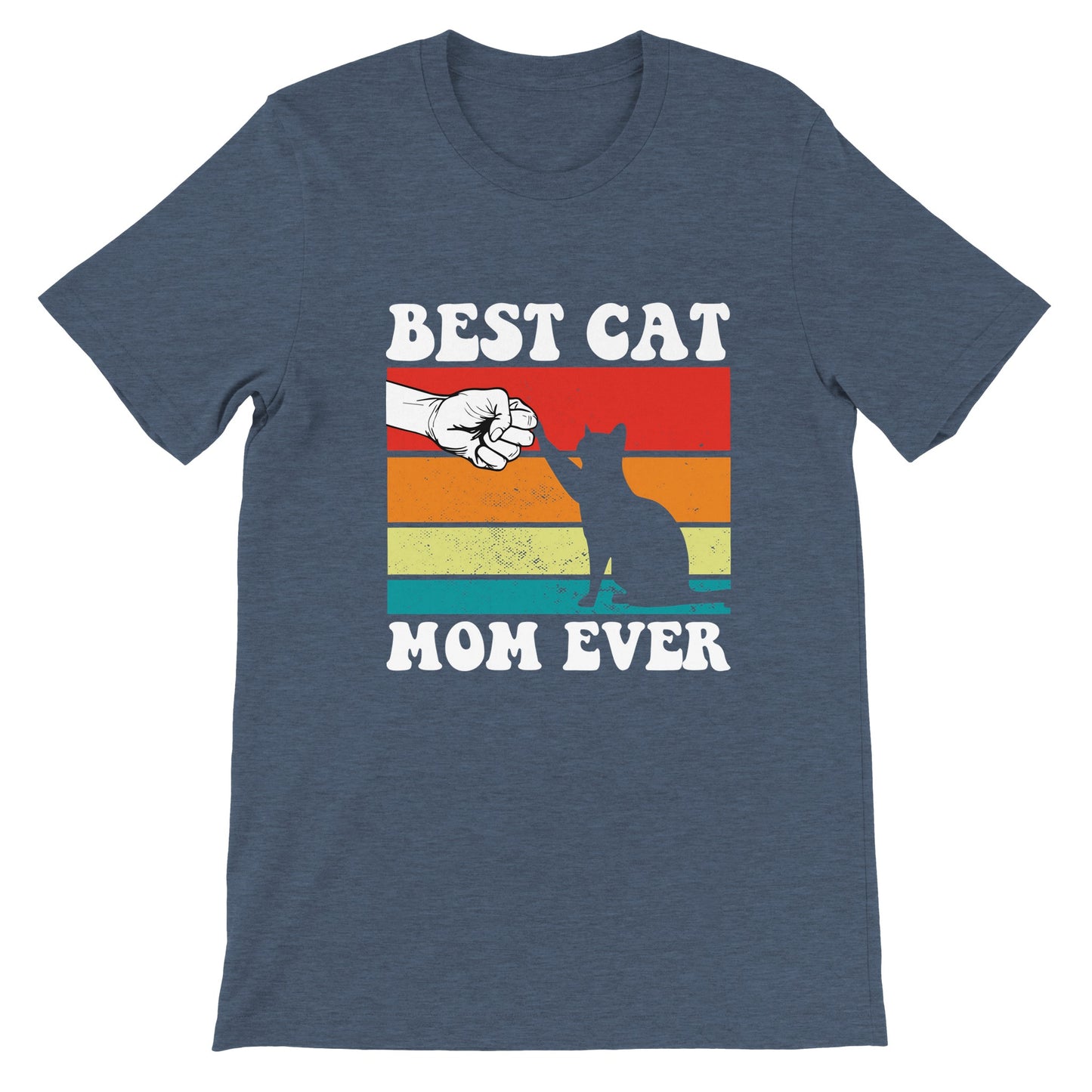 Budget Unisex Crewneck T-shirt/Best-Cat-Mom-Ever